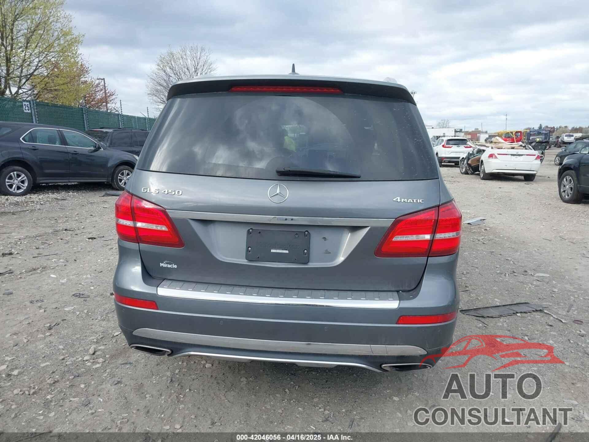 MERCEDES-BENZ GLS 450 2017 - 4JGDF6EE3HA868406