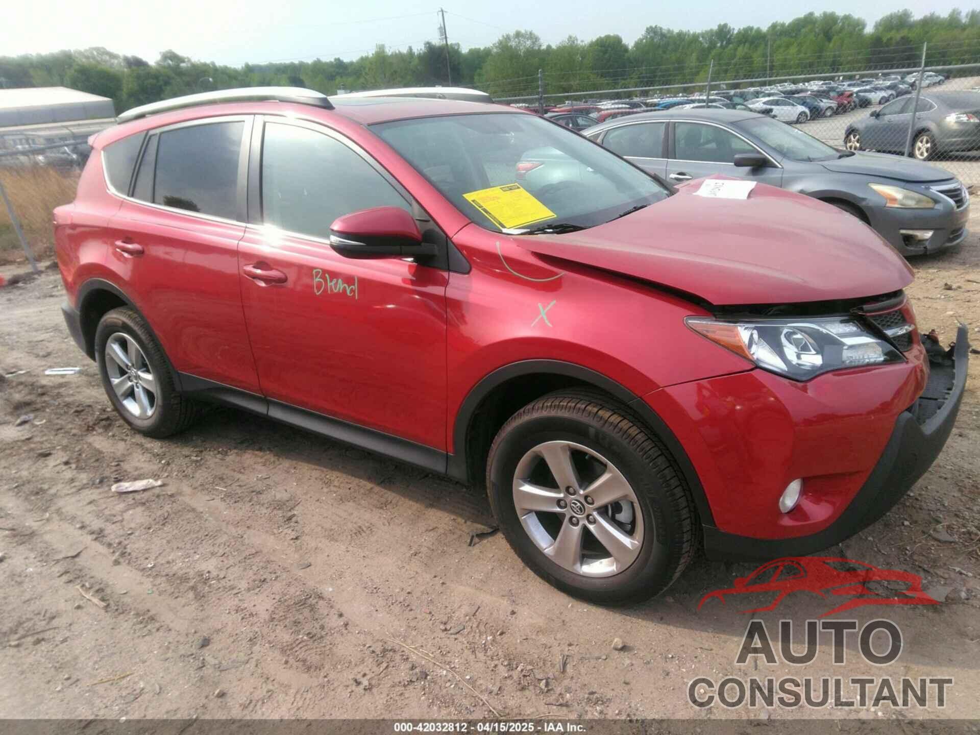 TOYOTA RAV4 2015 - 2T3RFREV1FW401334