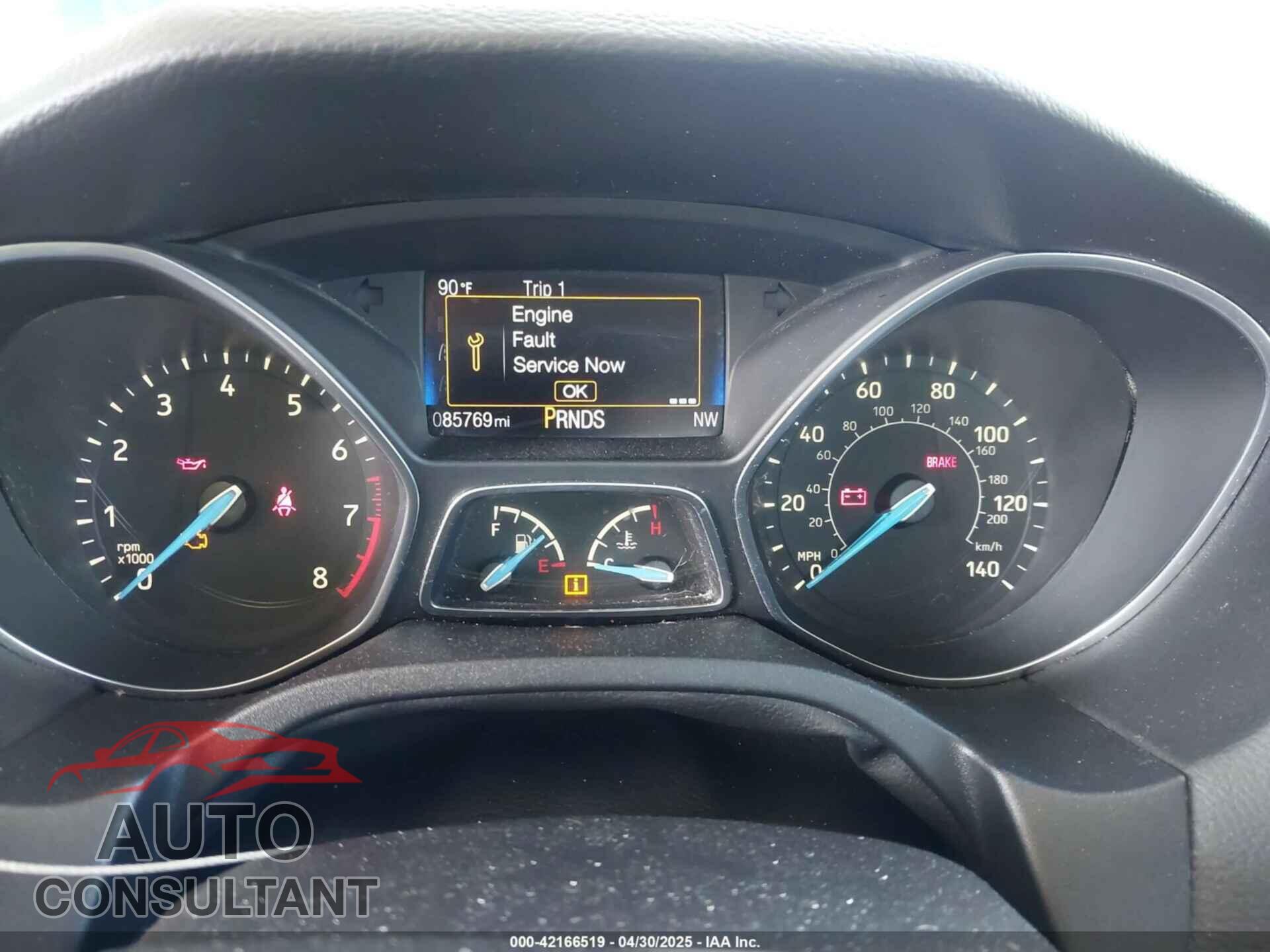 FORD FOCUS 2016 - 1FADP3FE3GL226145