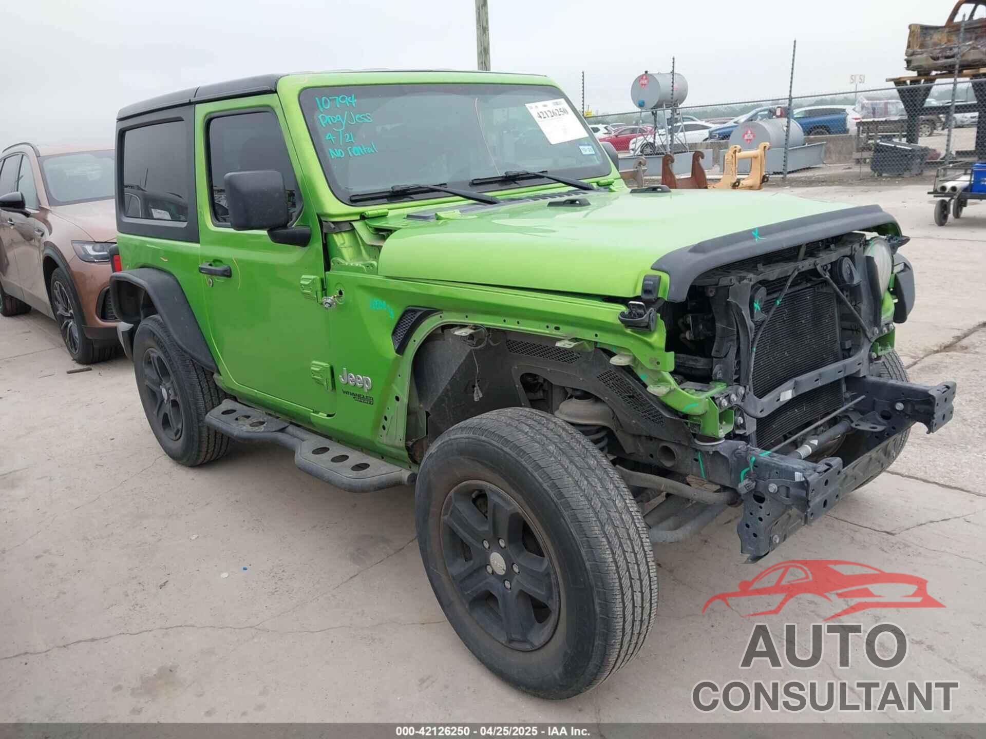 JEEP WRANGLER 2020 - 1C4GJXAG1LW103235