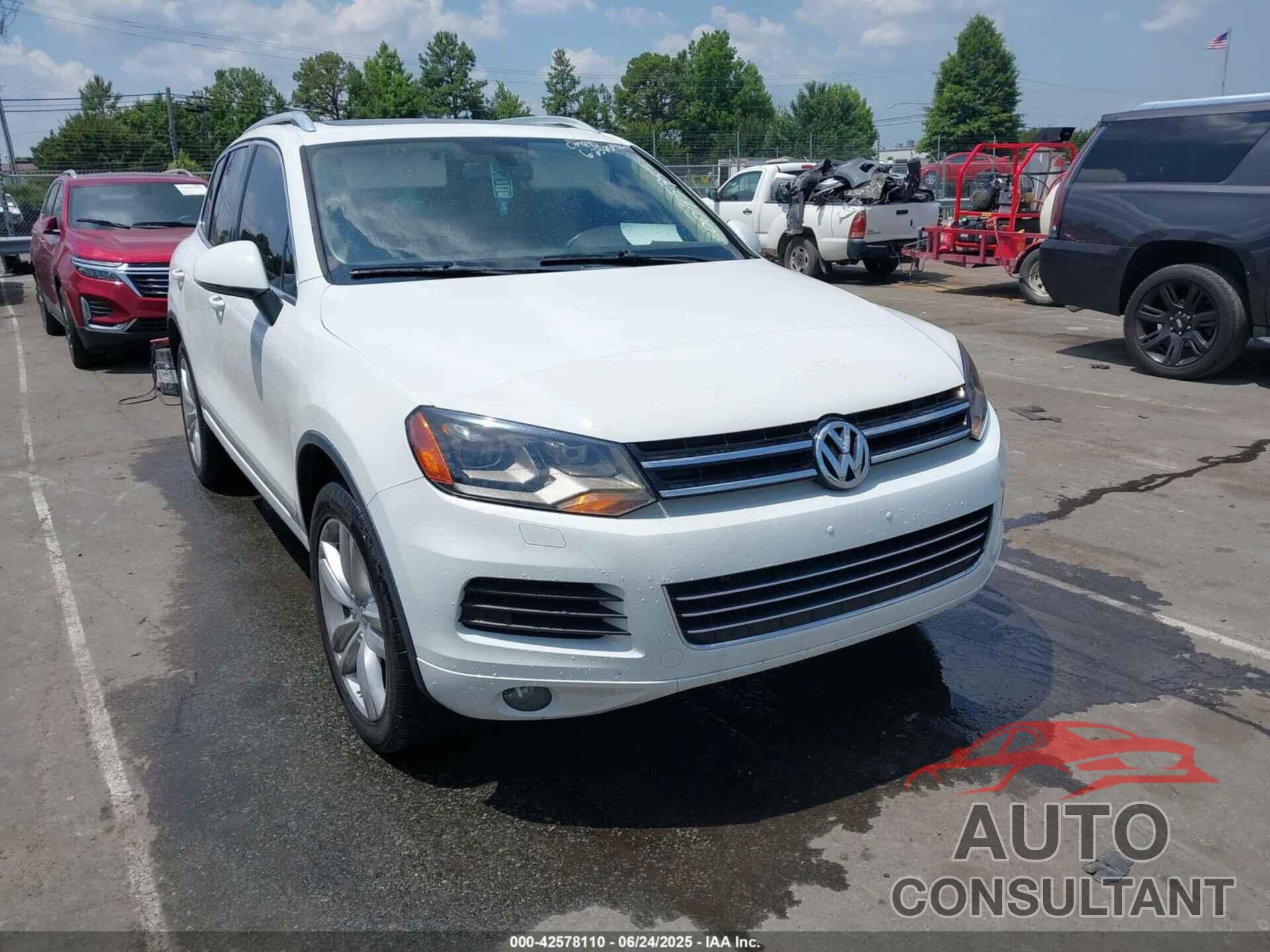 VOLKSWAGEN TOUAREG 2013 - WVGEP9BP6DD004595