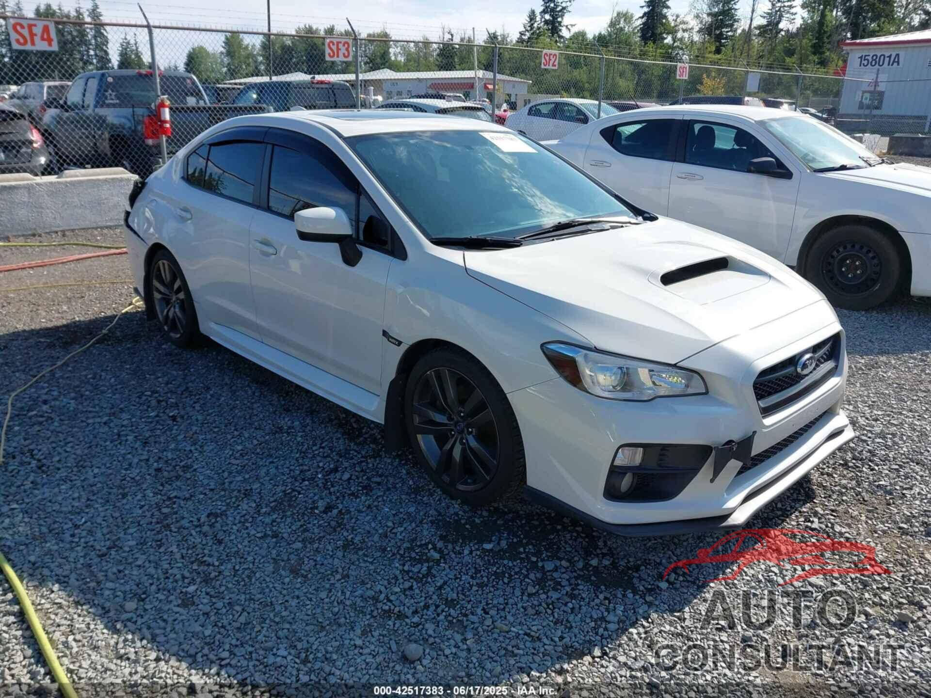 SUBARU WRX 2016 - JF1VA1E66G9820455