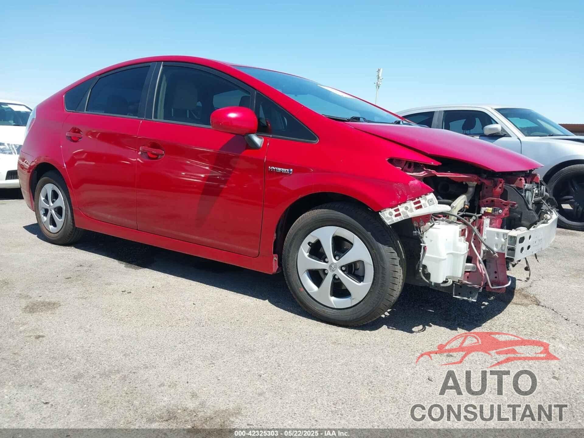 TOYOTA PRIUS 2015 - JTDKN3DU1F0429195
