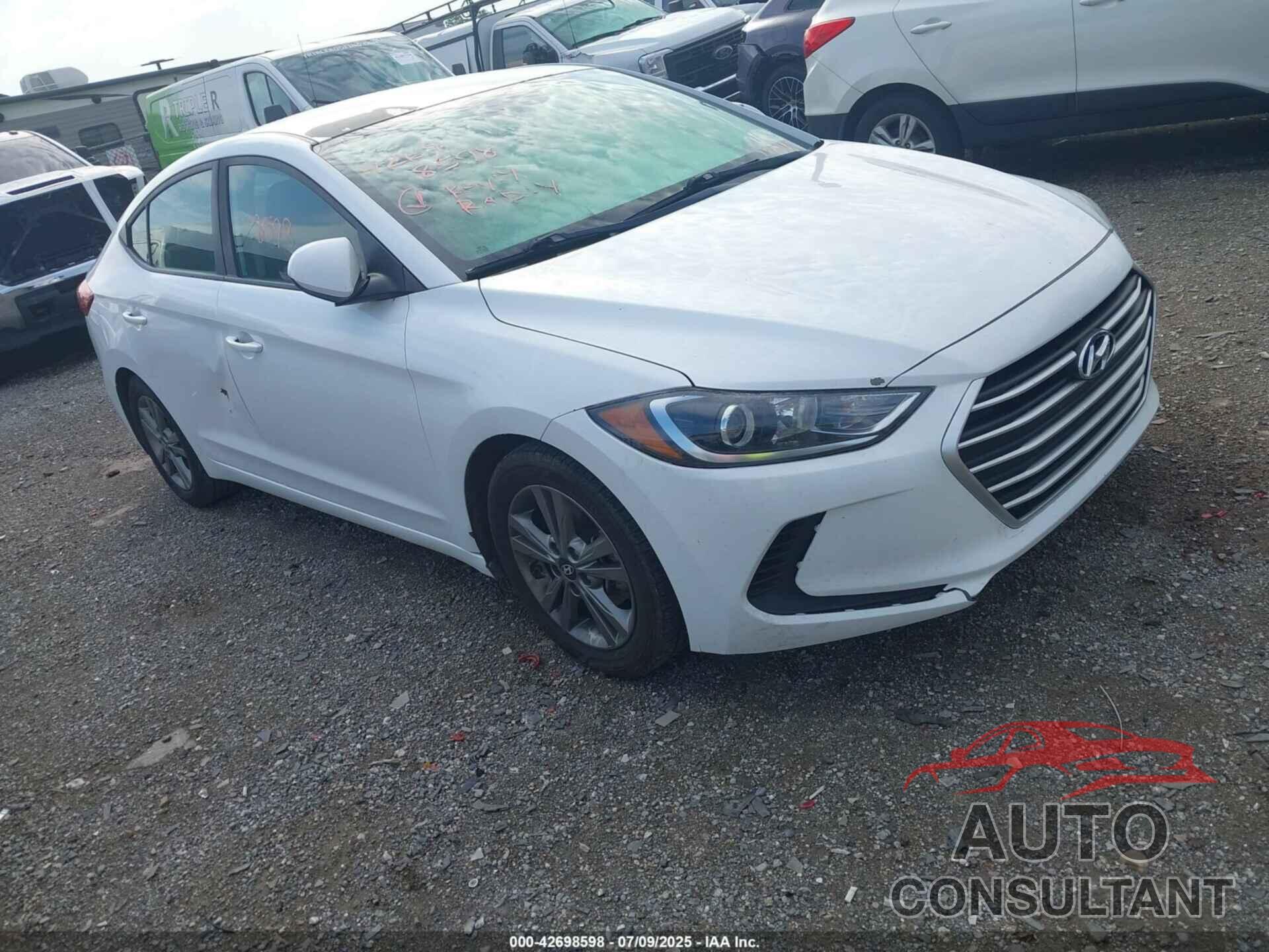 HYUNDAI ELANTRA 2018 - 5NPD84LF0JH345079