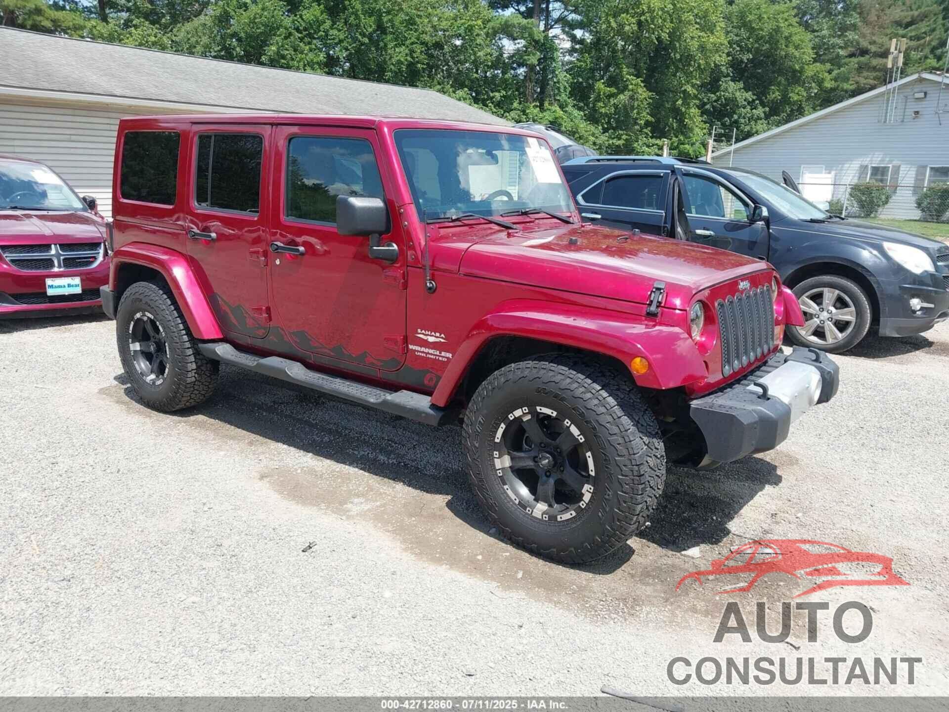 JEEP WRANGLER UNLIMITED 2012 - 1C4HJWEGXCL134090