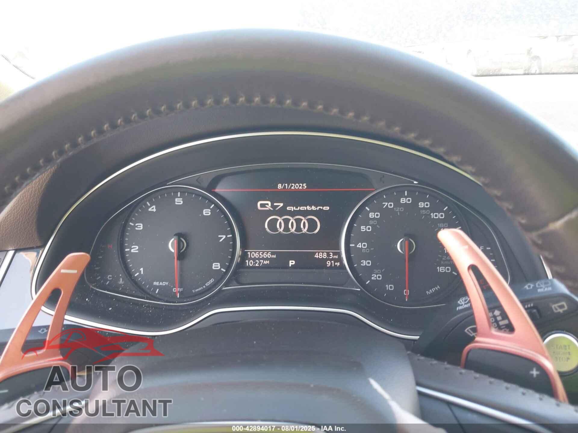AUDI Q7 2018 - WA1AAAF73JD011008