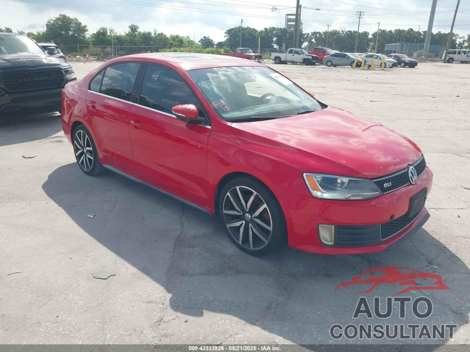 VOLKSWAGEN JETTA 2013 - 3VW4T7AJ0DM291687