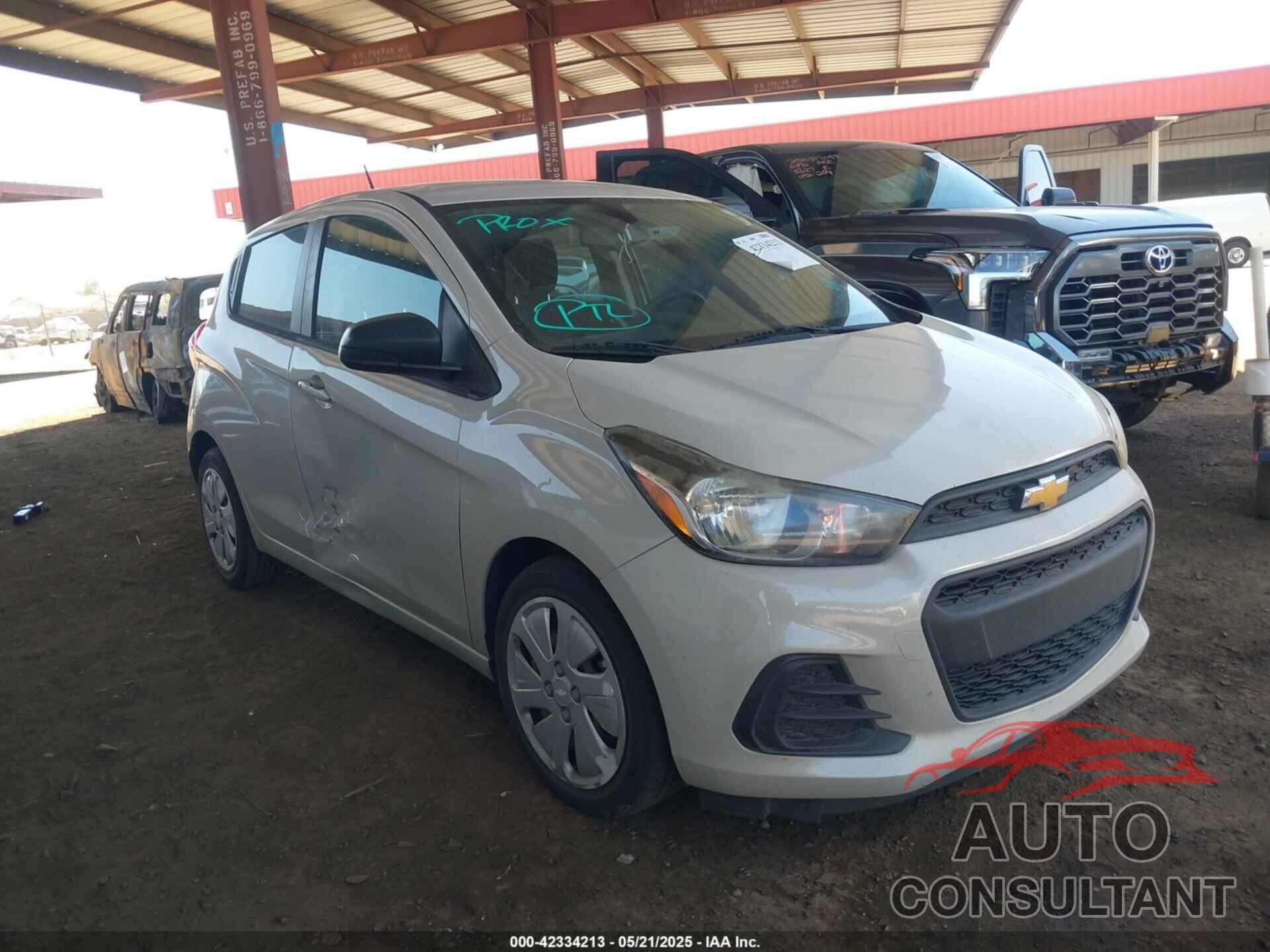 CHEVROLET SPARK 2017 - KL8CB6SA1HC754169