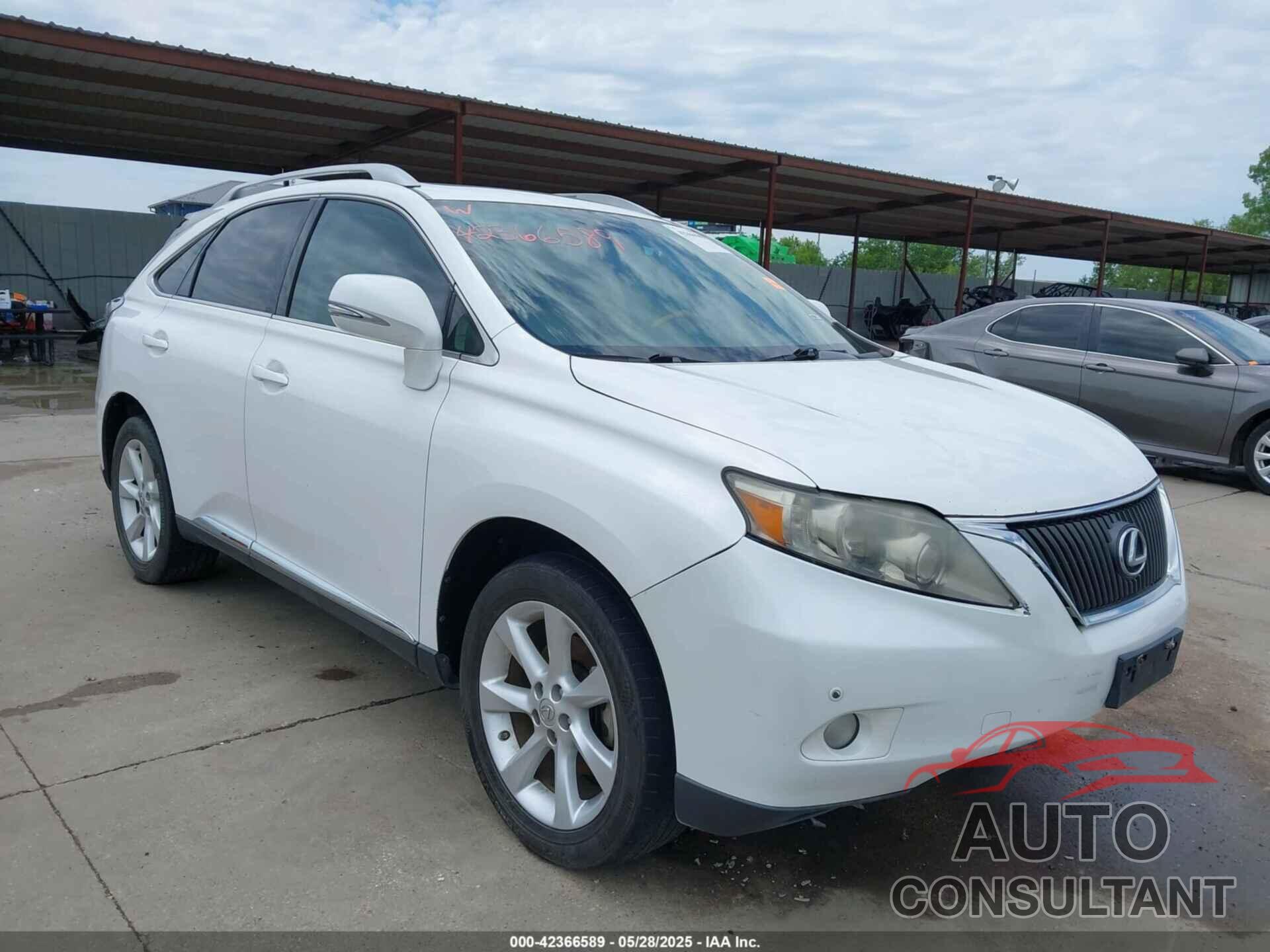 LEXUS RX 350 2011 - 2T2ZK1BA0BC045876