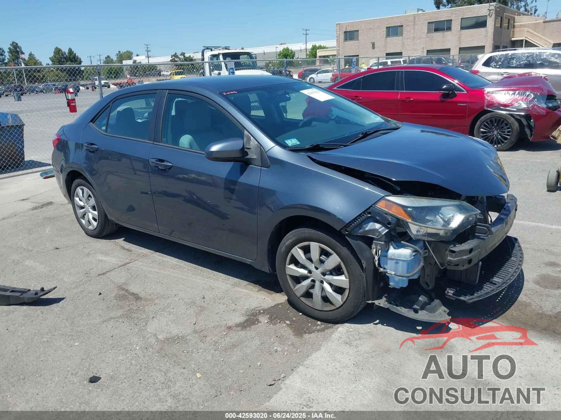 TOYOTA COROLLA 2014 - 5YFBURHE8EP143941