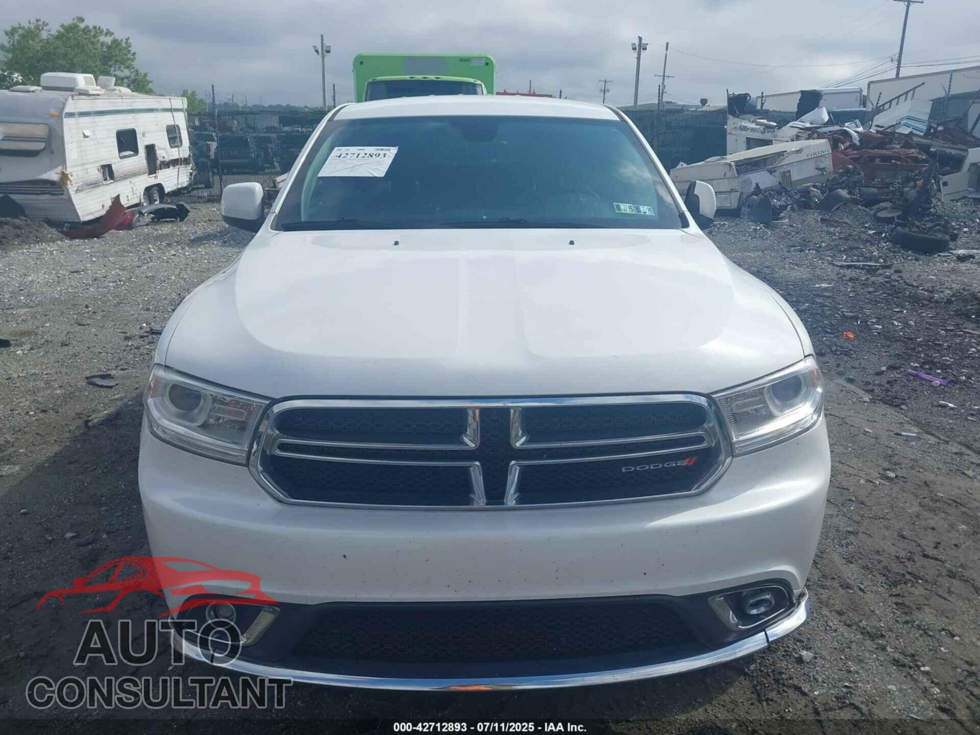 DODGE DURANGO 2017 - 1C4RDJAG6HC661040