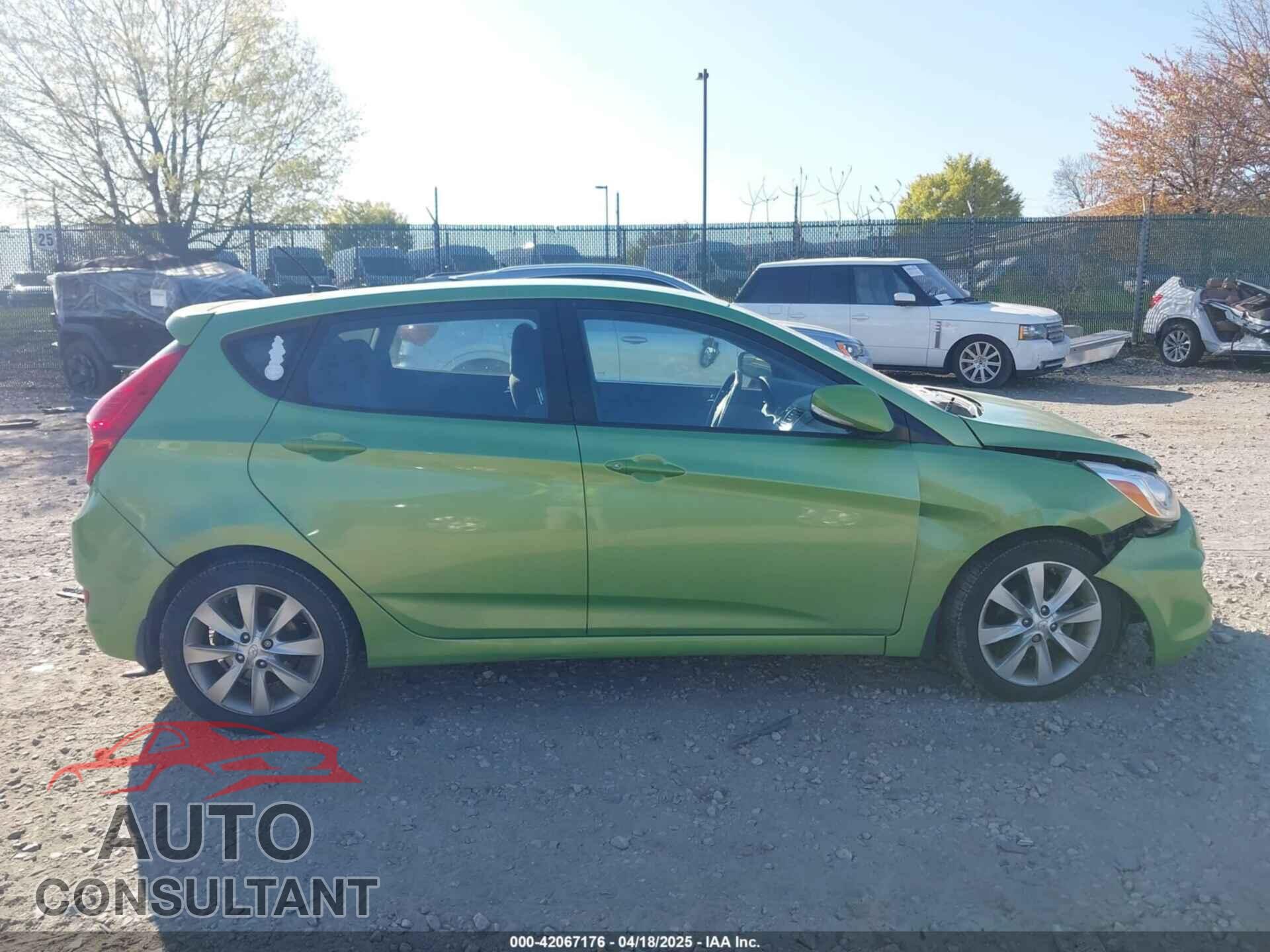 HYUNDAI ACCENT 2014 - KMHCU5AEXEU175389