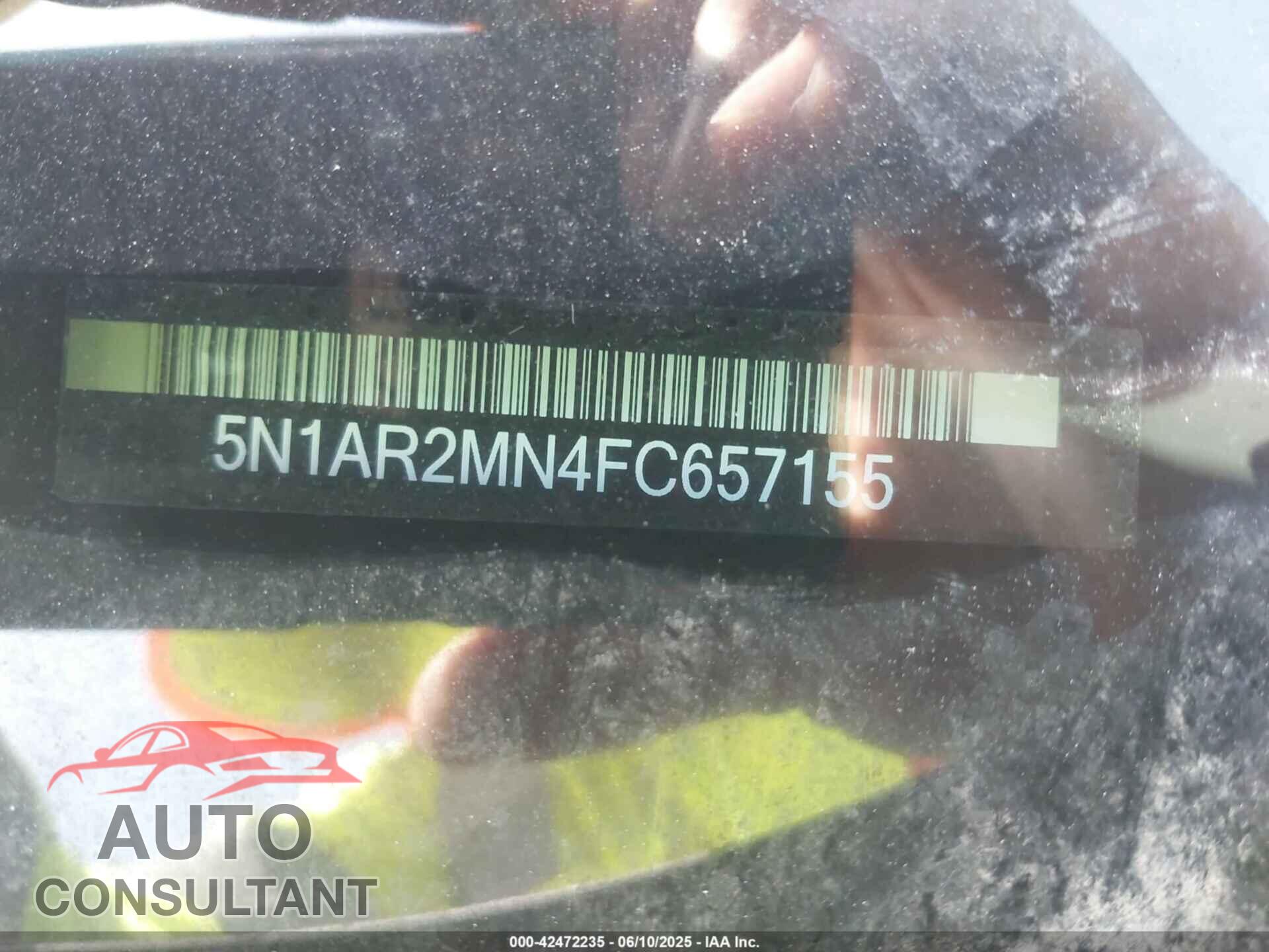 NISSAN PATHFINDER 2015 - 5N1AR2MN4FC657155