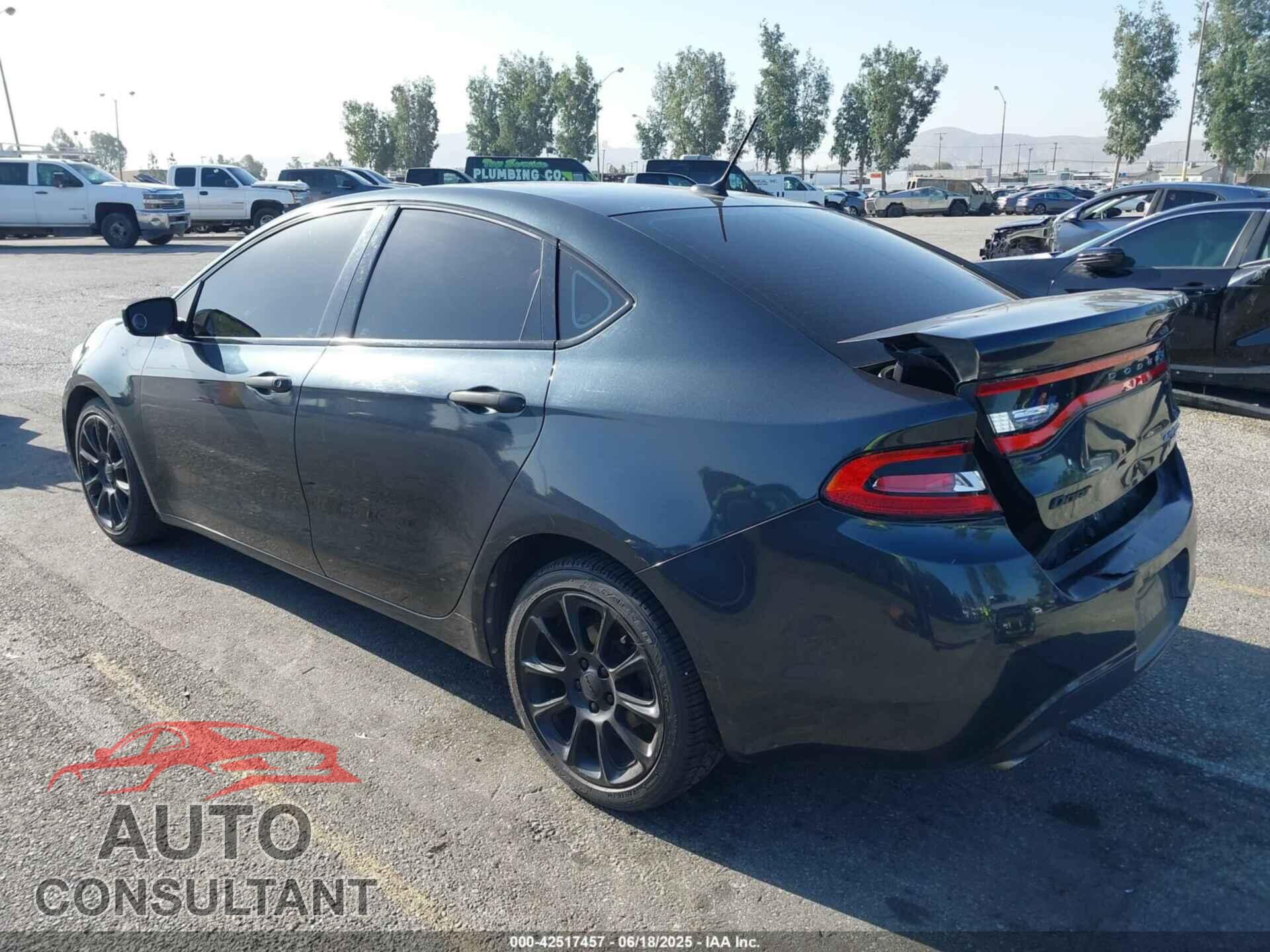 DODGE DART 2013 - 1C3CDFCH2DD703883