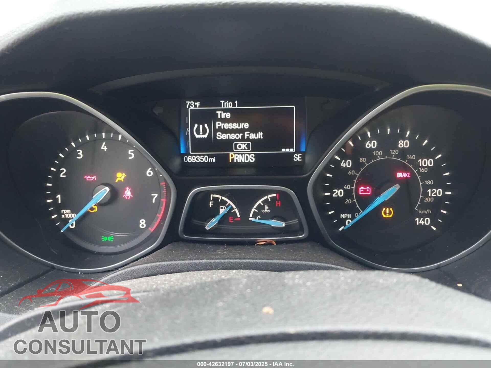 FORD FOCUS 2017 - 1FADP3FE5HL276790