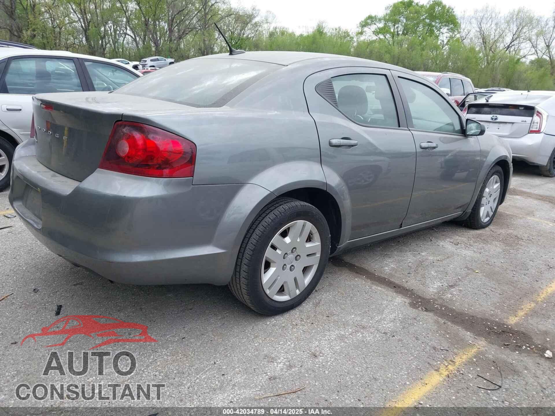 DODGE AVENGER 2013 - 1C3CDZAB0DN547773