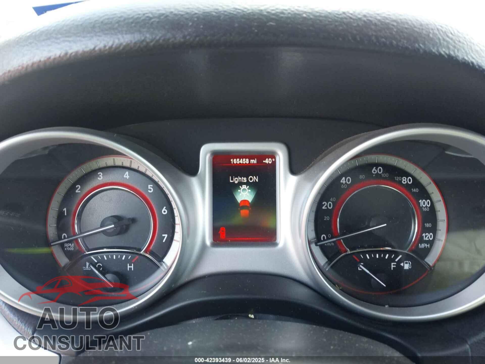 DODGE JOURNEY 2015 - 3C4PDCAB5FT608595