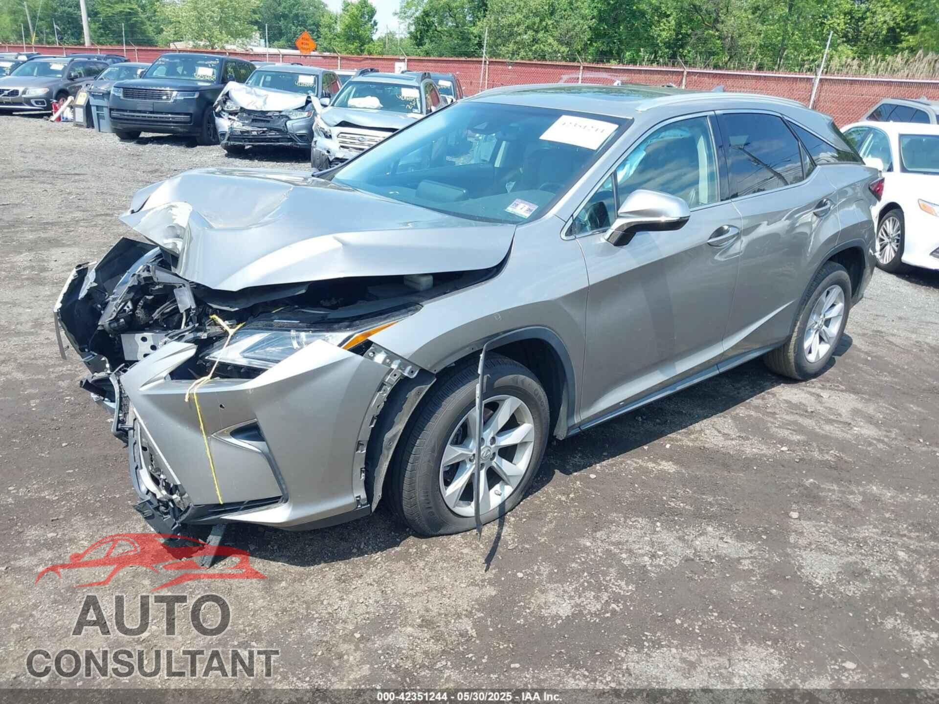 LEXUS RX 350 2017 - 2T2BZMCA7HC089542