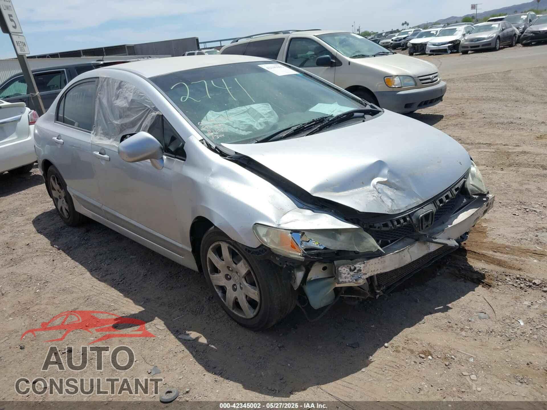 HONDA CIVIC 2010 - 2HGFA1F5XAH331344