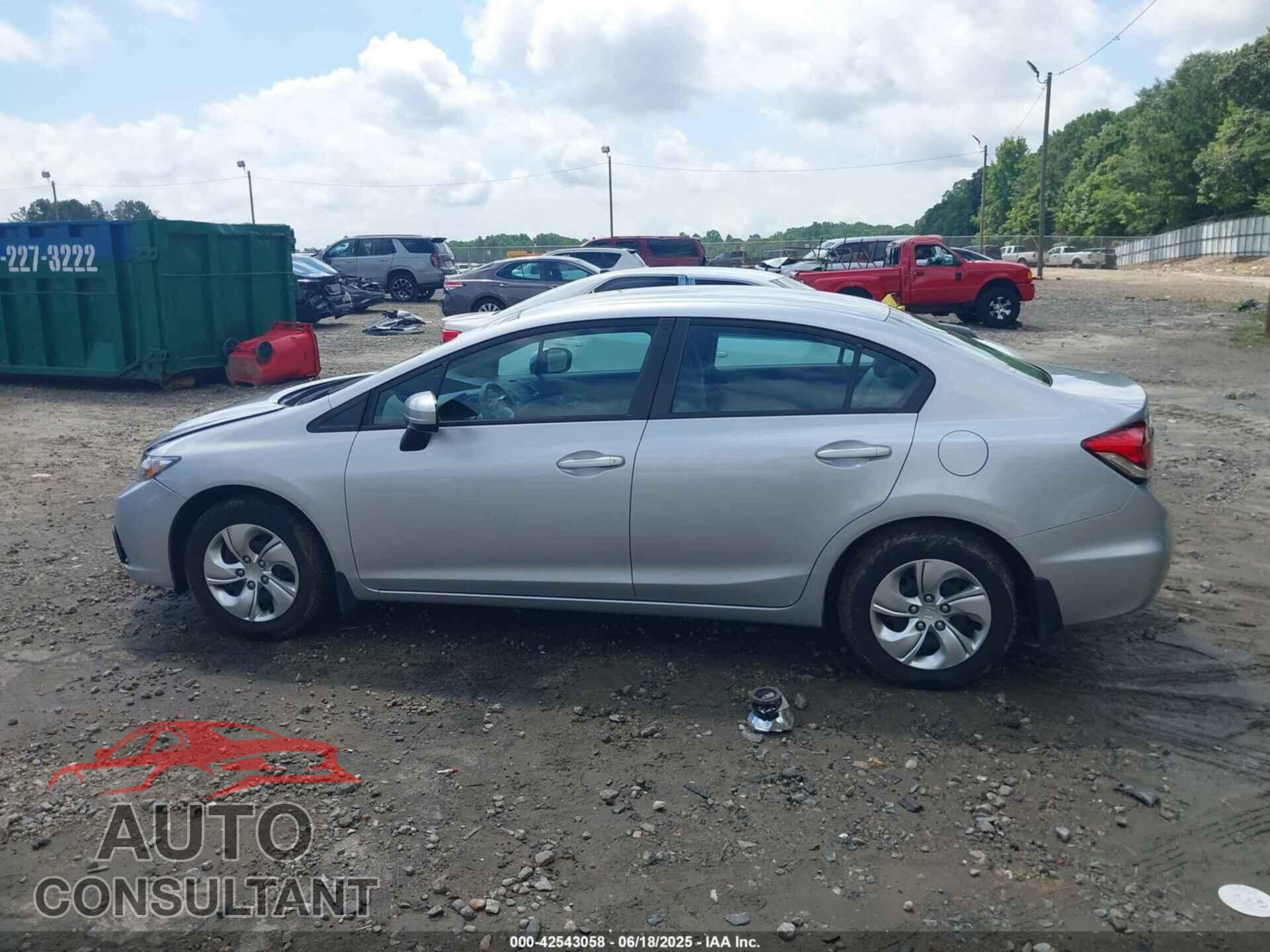 HONDA CIVIC 2015 - 19XFB2F57FE112362