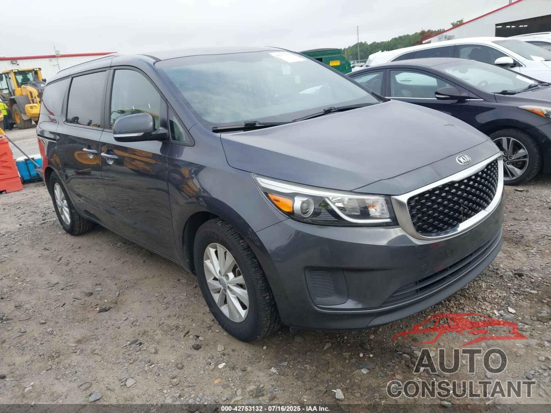 KIA SEDONA 2016 - KNDMB5C13G6204425