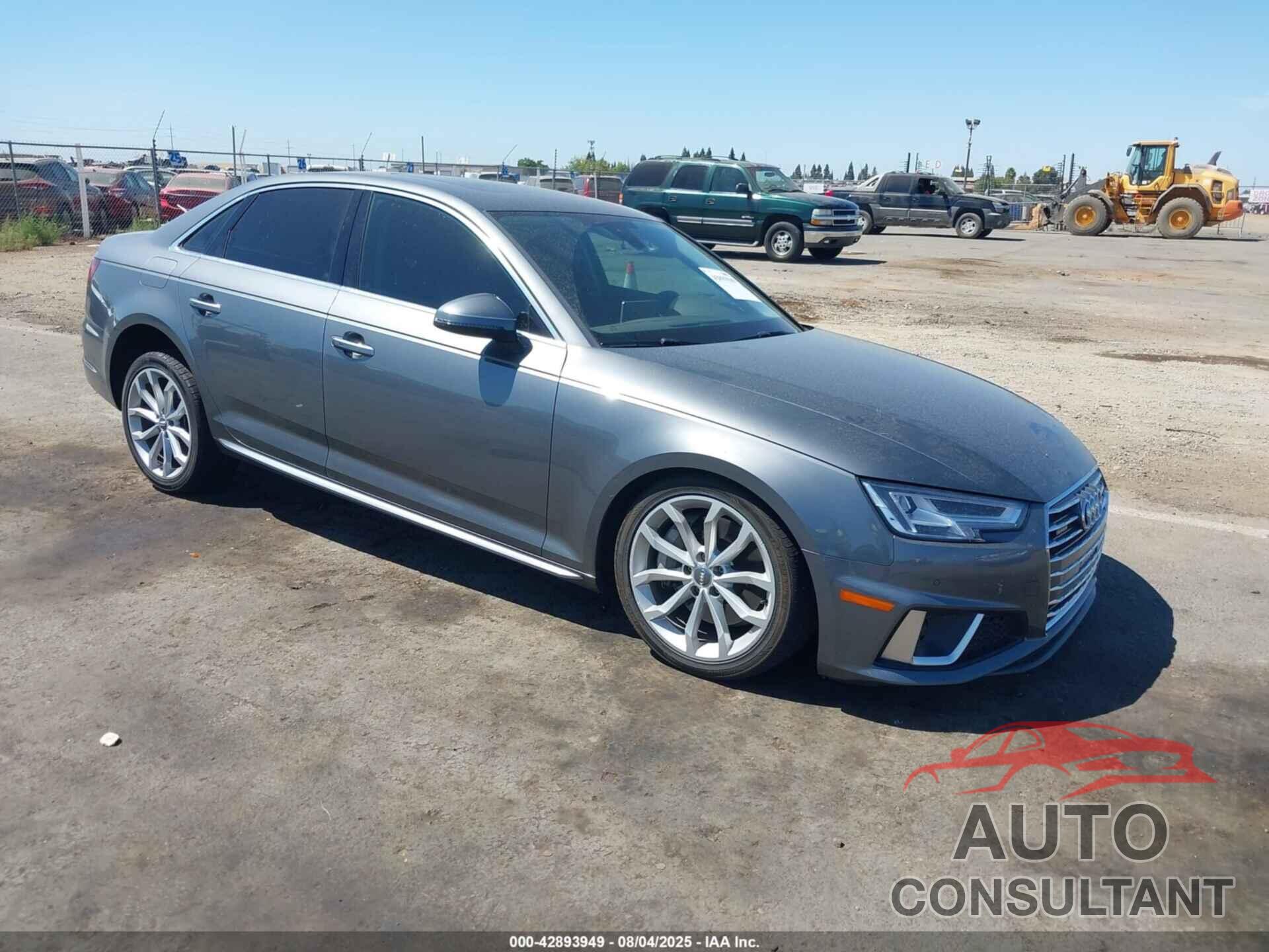 AUDI A4 2019 - WAUENAF4XKA002887