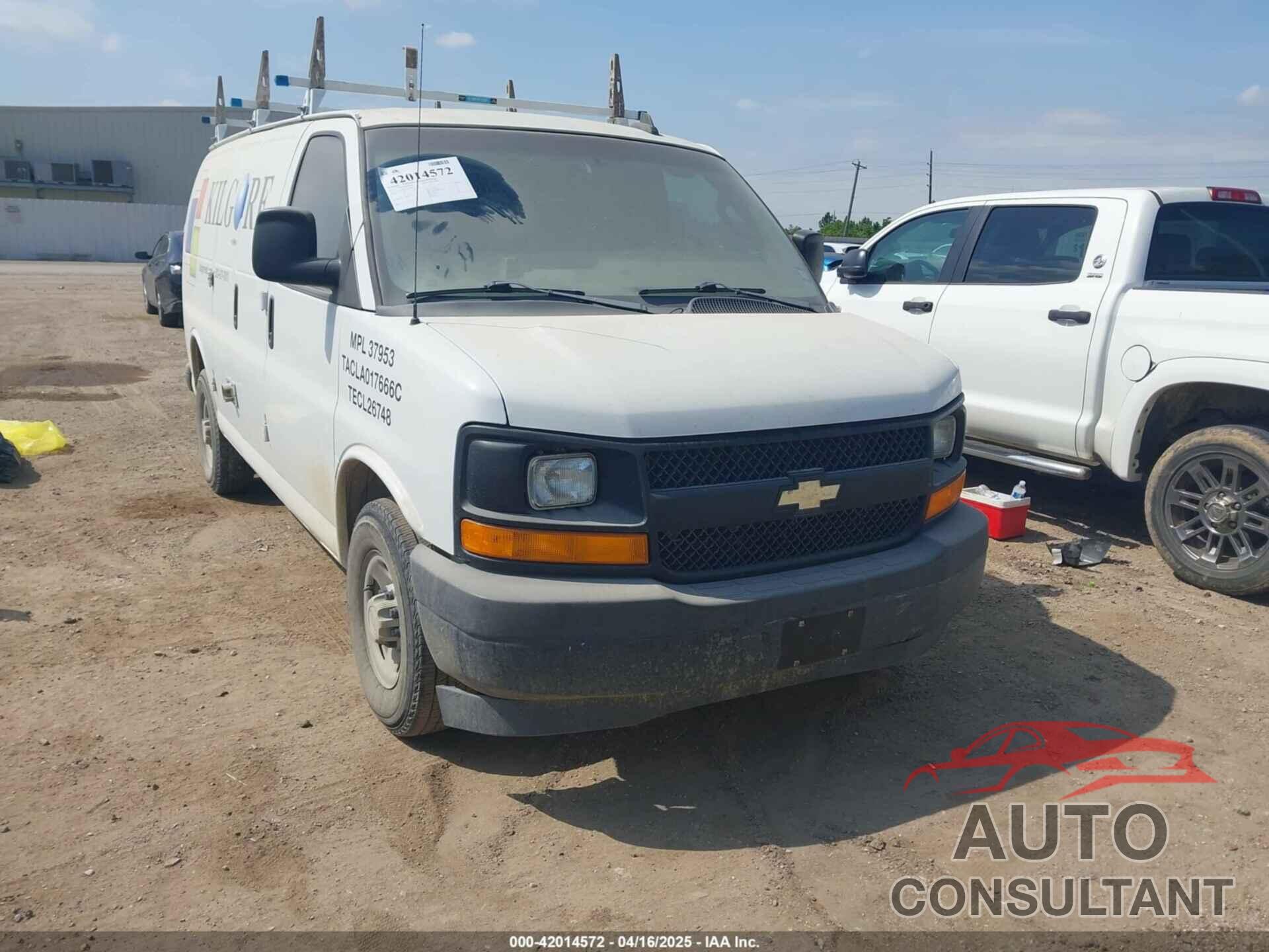 CHEVROLET EXPRESS 2500 2017 - 1GCWGAFF6H1176404