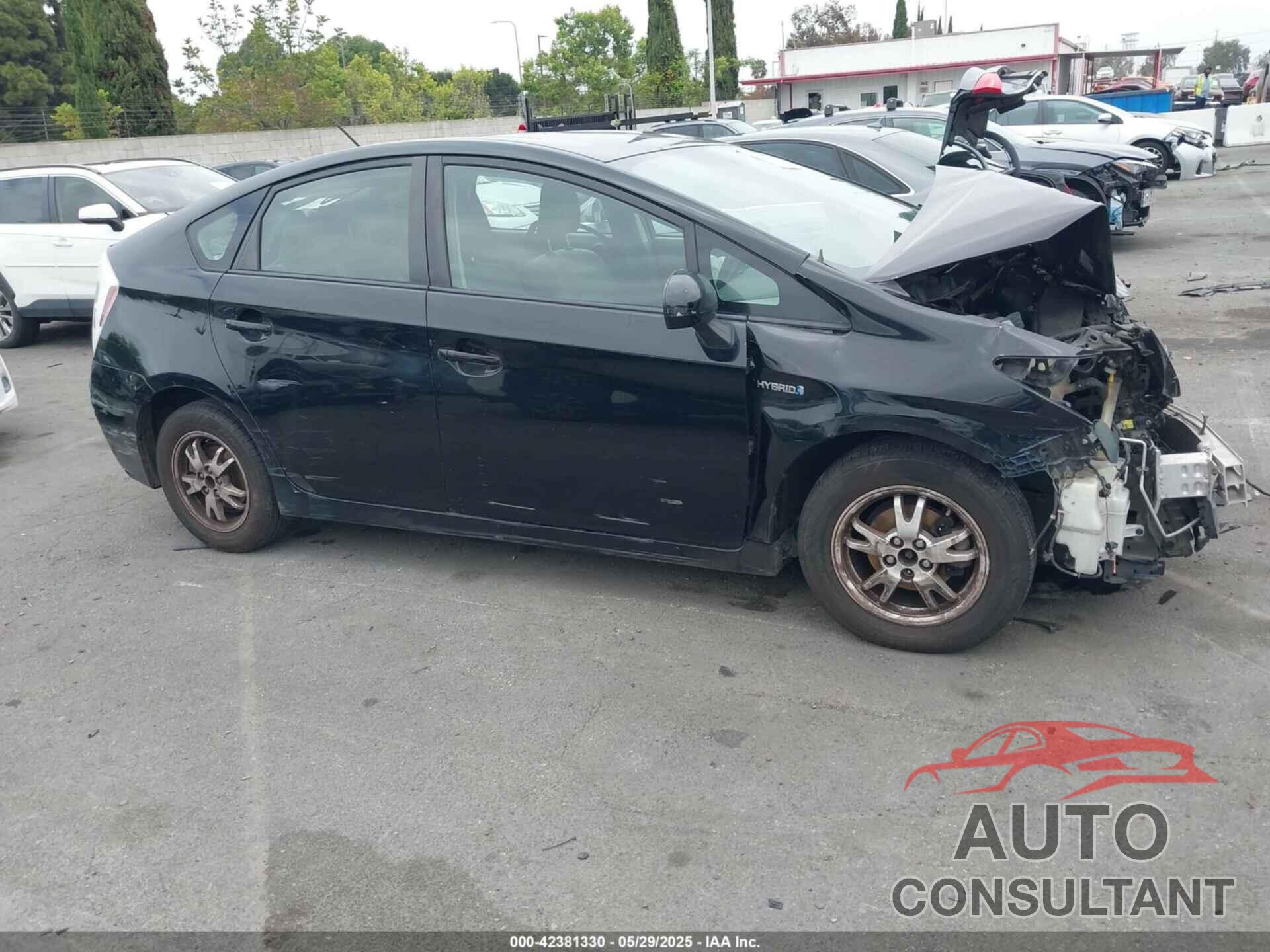 TOYOTA PRIUS 2010 - JTDKN3DUXA5202387