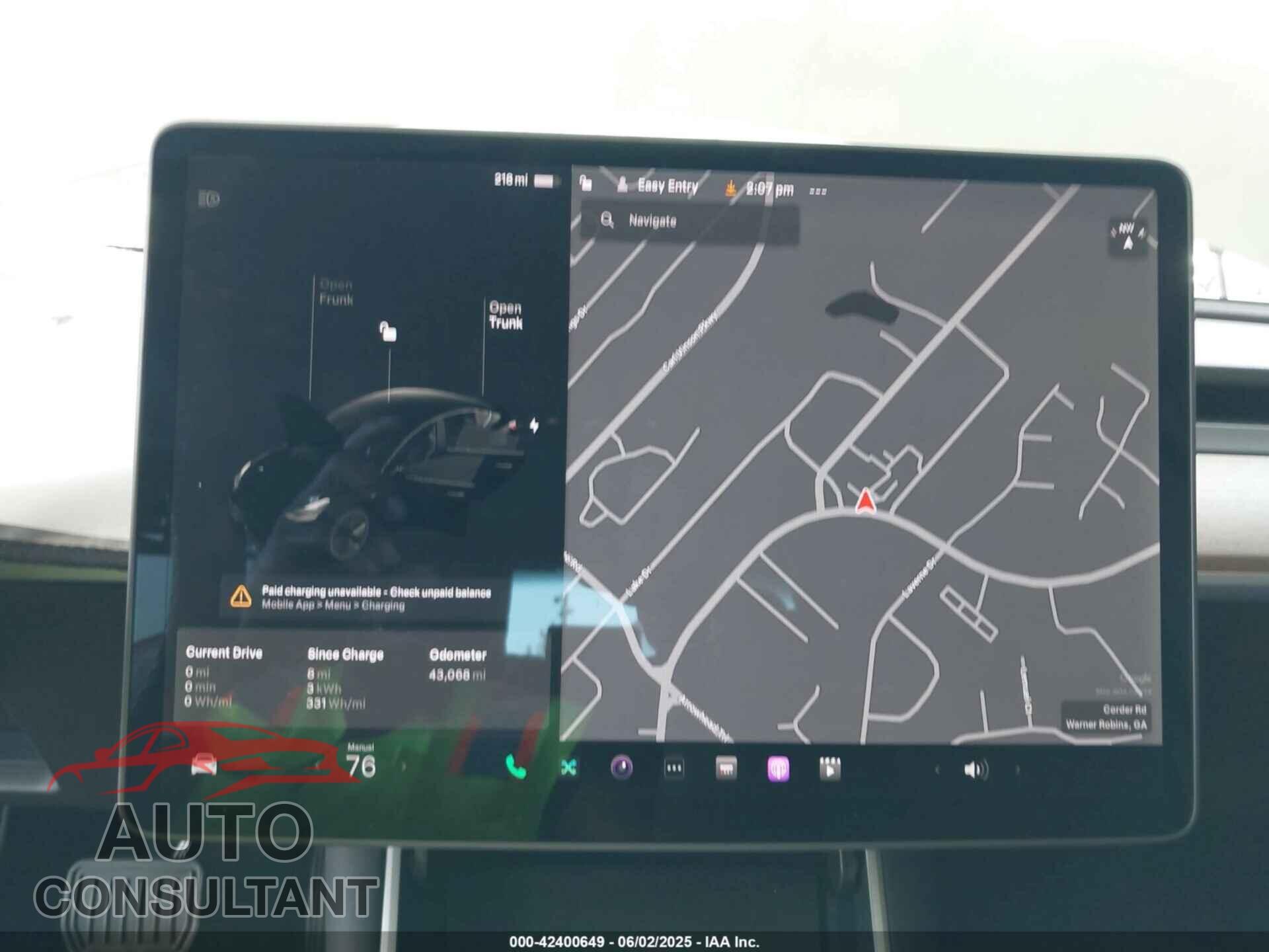 TESLA MODEL 3 2020 - 5YJ3E1EB5LF628074