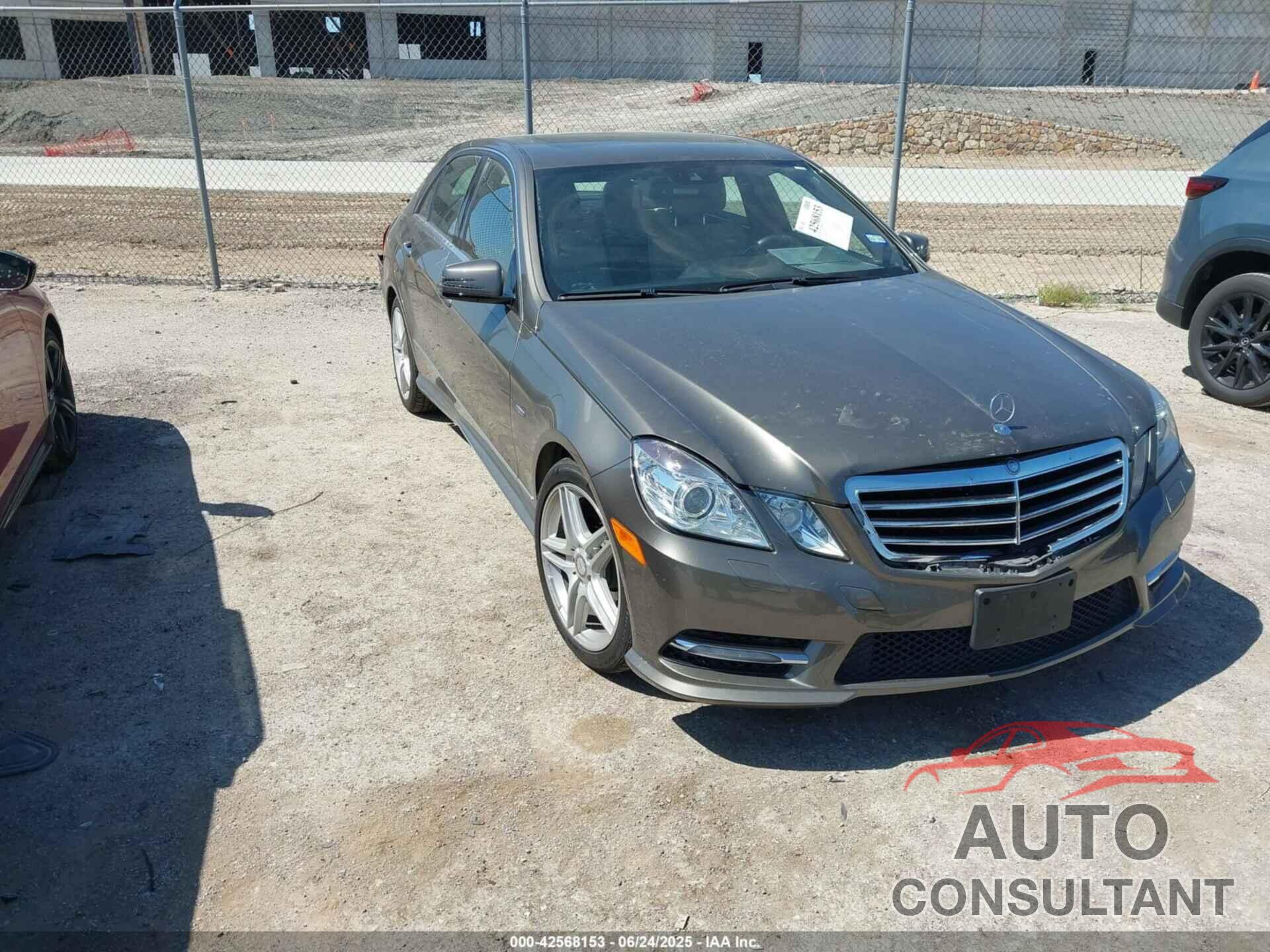 MERCEDES-BENZ E 350 2012 - WDDHF8JB1CA657555