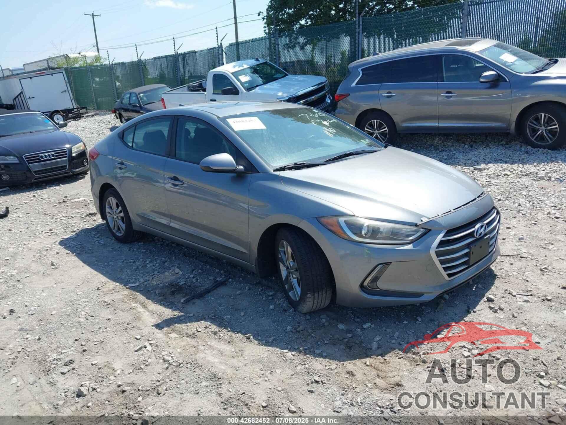HYUNDAI ELANTRA 2018 - KMHD84LF9JU567203