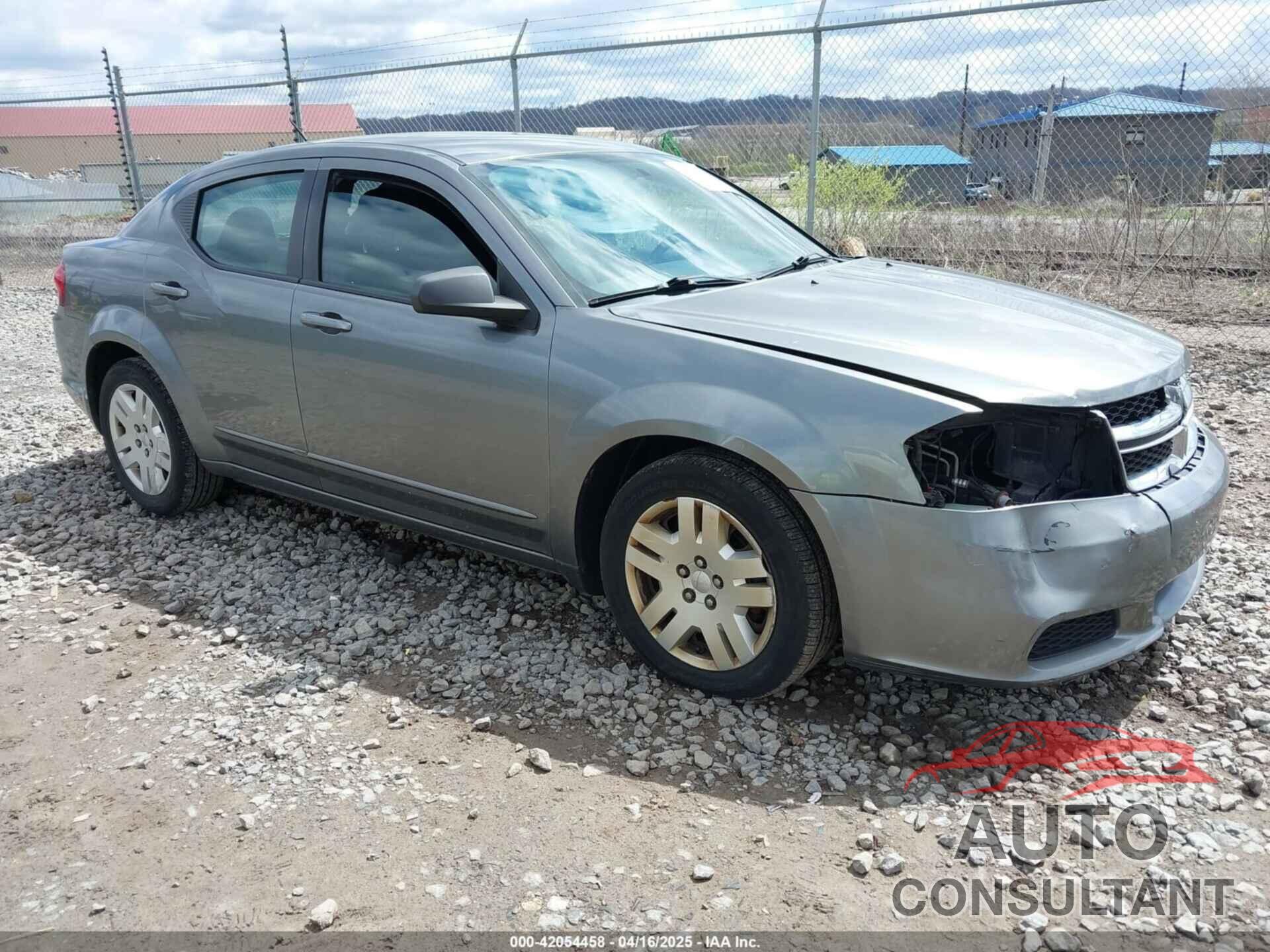 DODGE AVENGER 2012 - 1C3CDZAB8CN322466