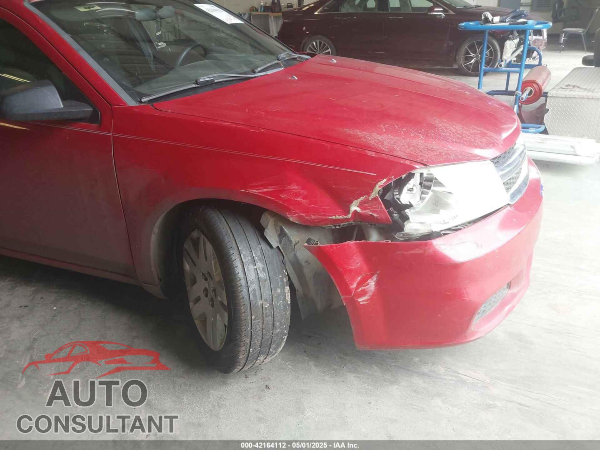 DODGE AVENGER 2012 - 1C3CDZAB7CN238431