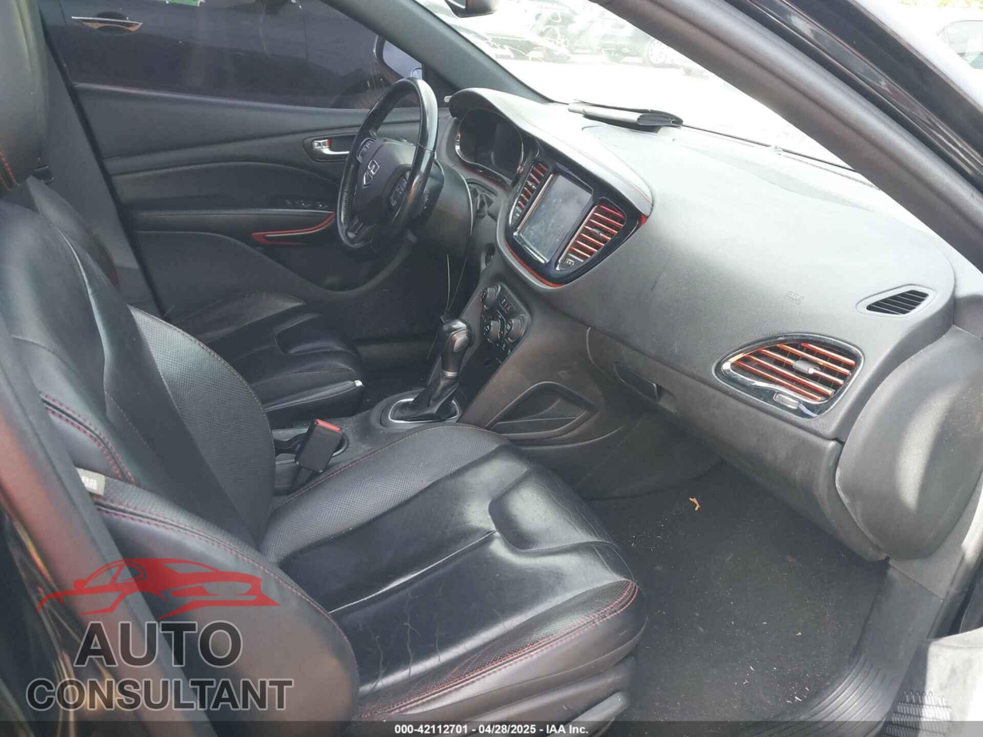 DODGE DART 2014 - 1C3CDFEB3ED920207