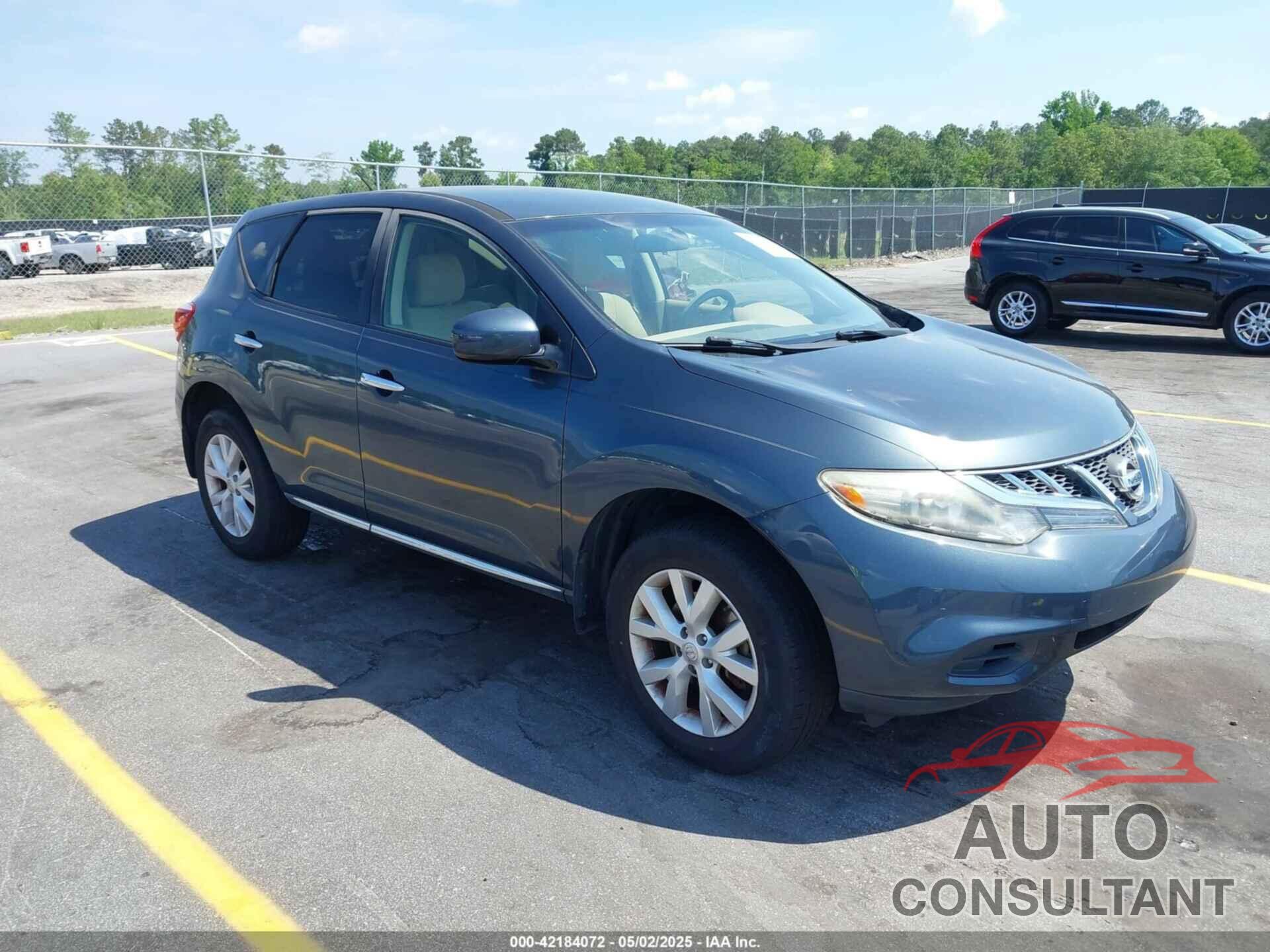 NISSAN MURANO 2013 - JN8AZ1MU8DW208695