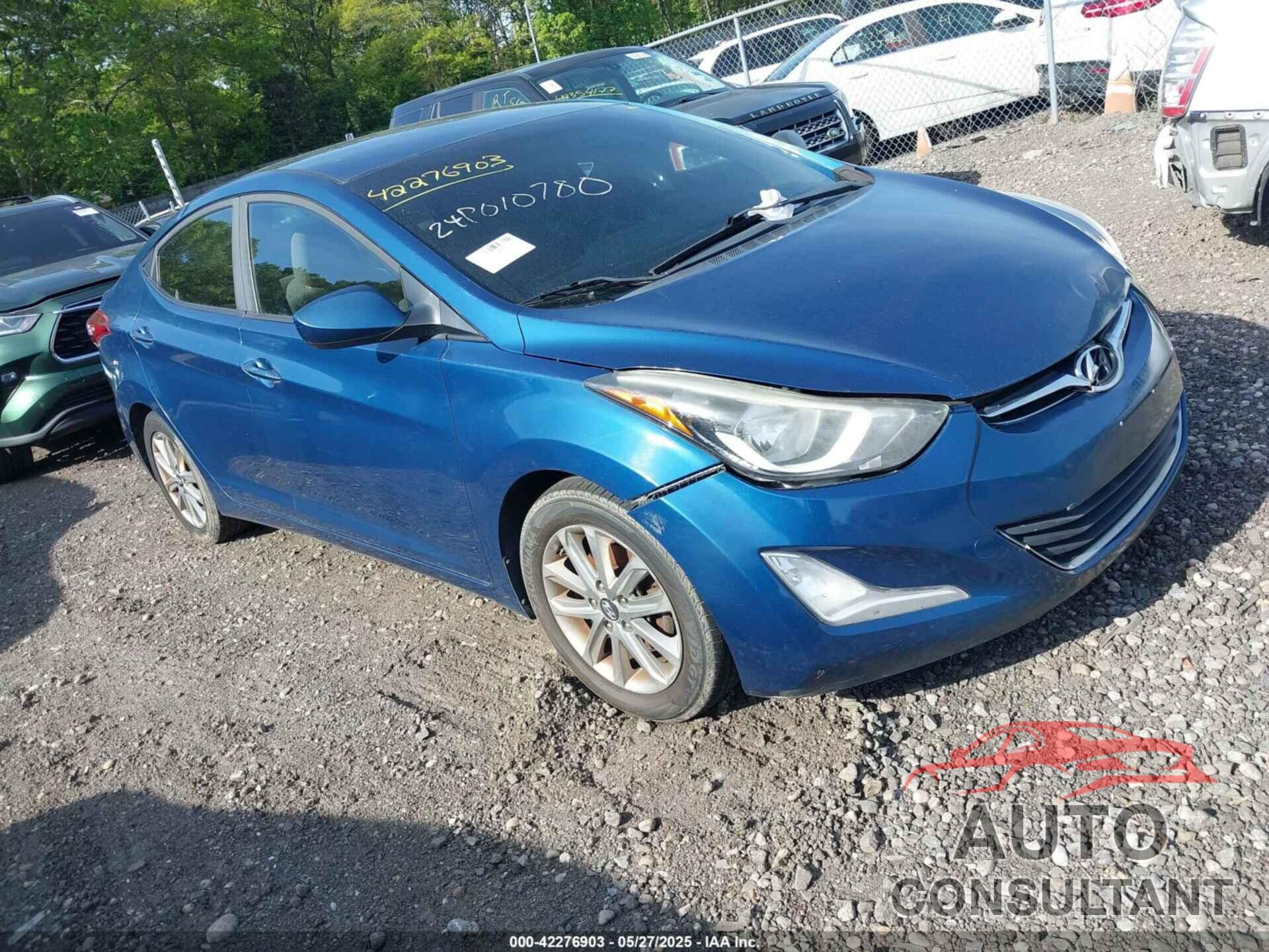 HYUNDAI ELANTRA 2014 - KMHDH4AE0EU200903