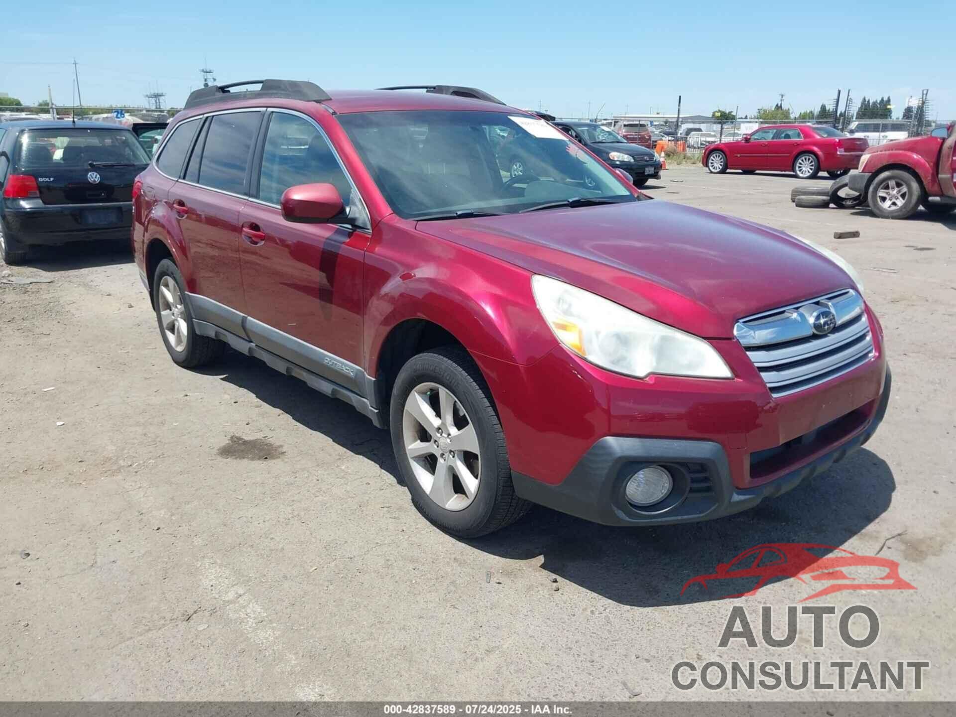 SUBARU OUTBACK 2013 - 4S4BRBCCXD3324718