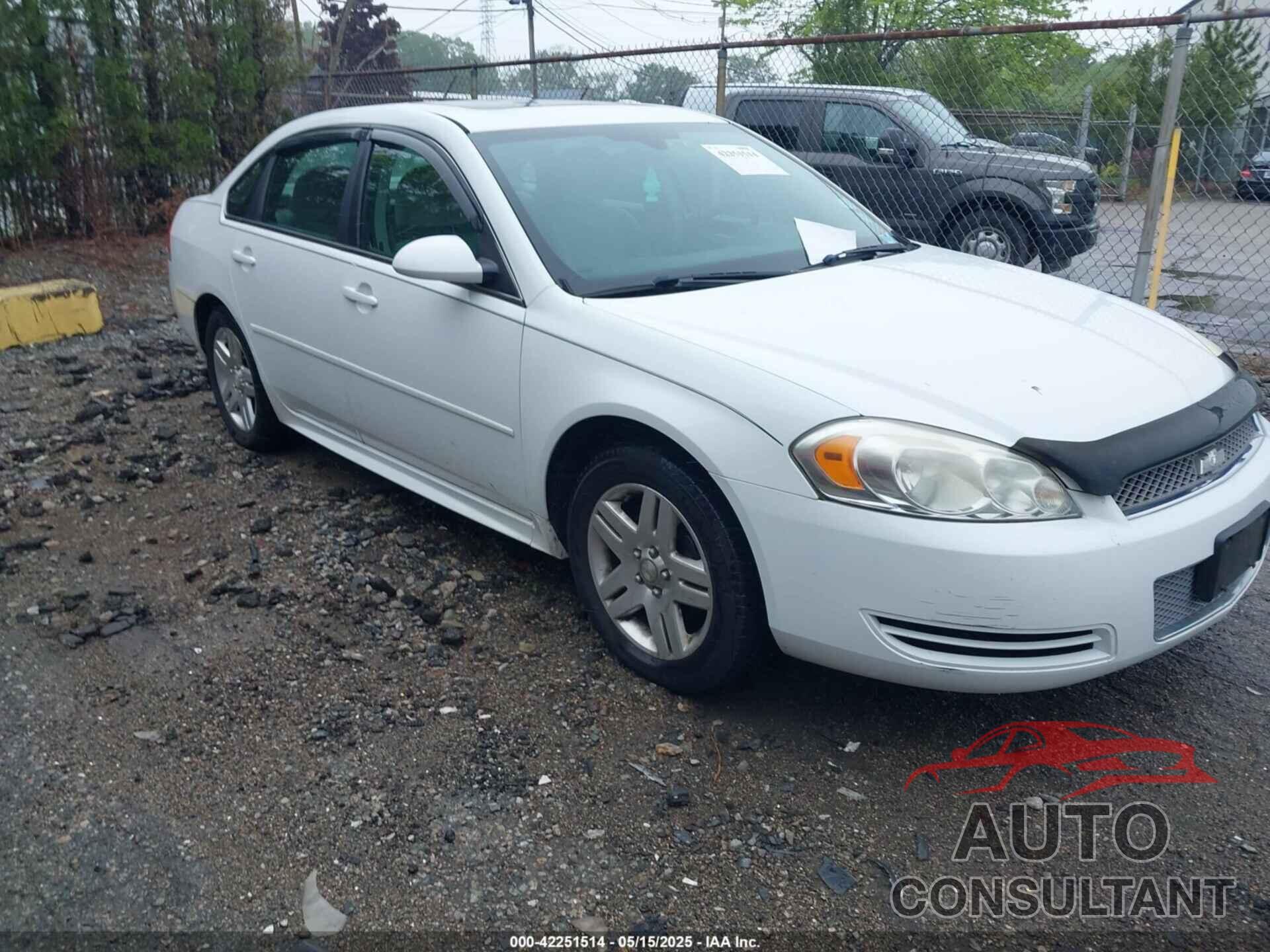 CHEVROLET IMPALA 2013 - 2G1WG5E31D1180422