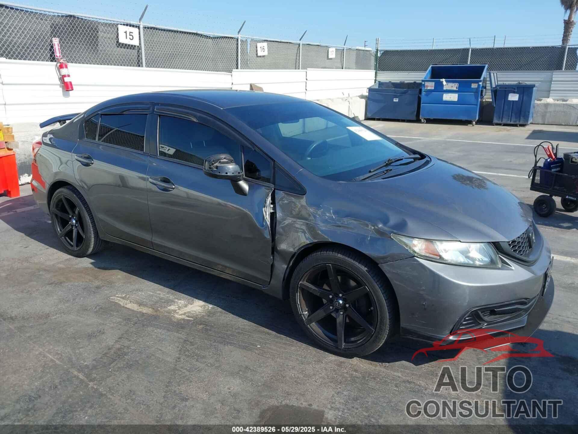 HONDA CIVIC 2013 - 19XFB2F59DE295146