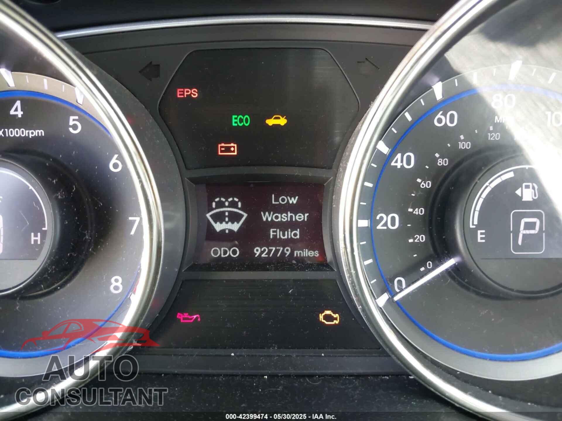 HYUNDAI SONATA 2012 - 5NPEB4AC7CH409460