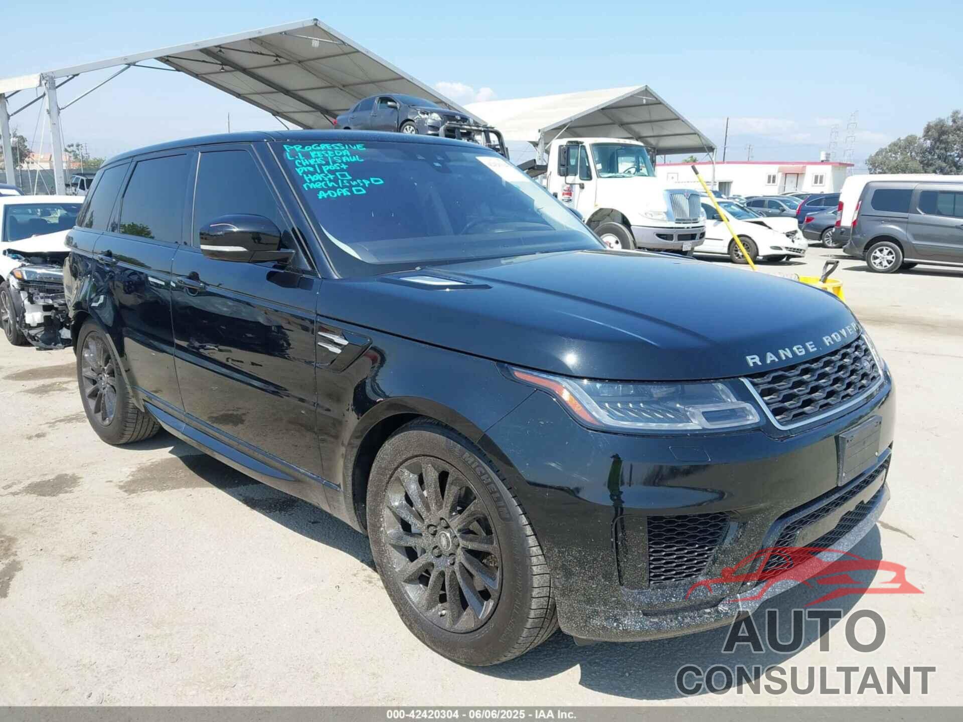 LAND ROVER RANGE ROVER SPORT 2020 - SALWR2SU6LA884514