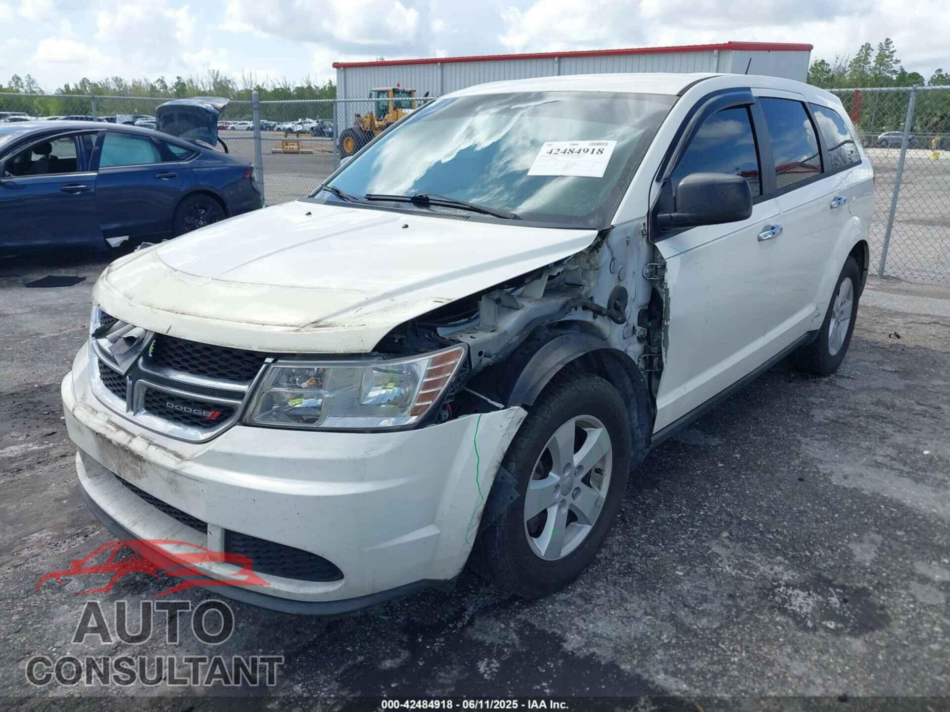 DODGE JOURNEY 2013 - 3C4PDCAB1DT646810