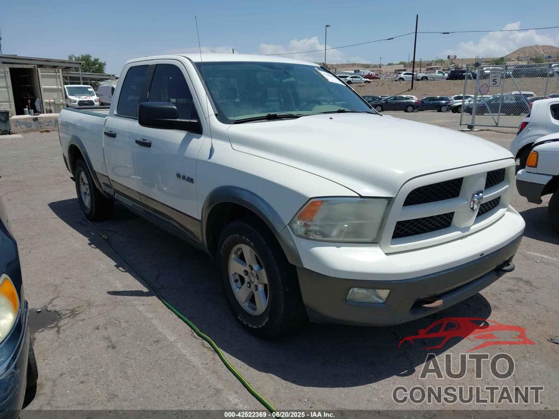 DODGE RAM 1500 2009 - 1D3HB18PX9S780957