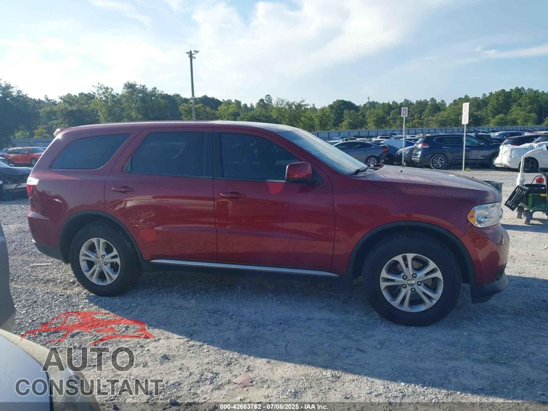 DODGE DURANGO 2013 - 1C4RDHAG5DC637329