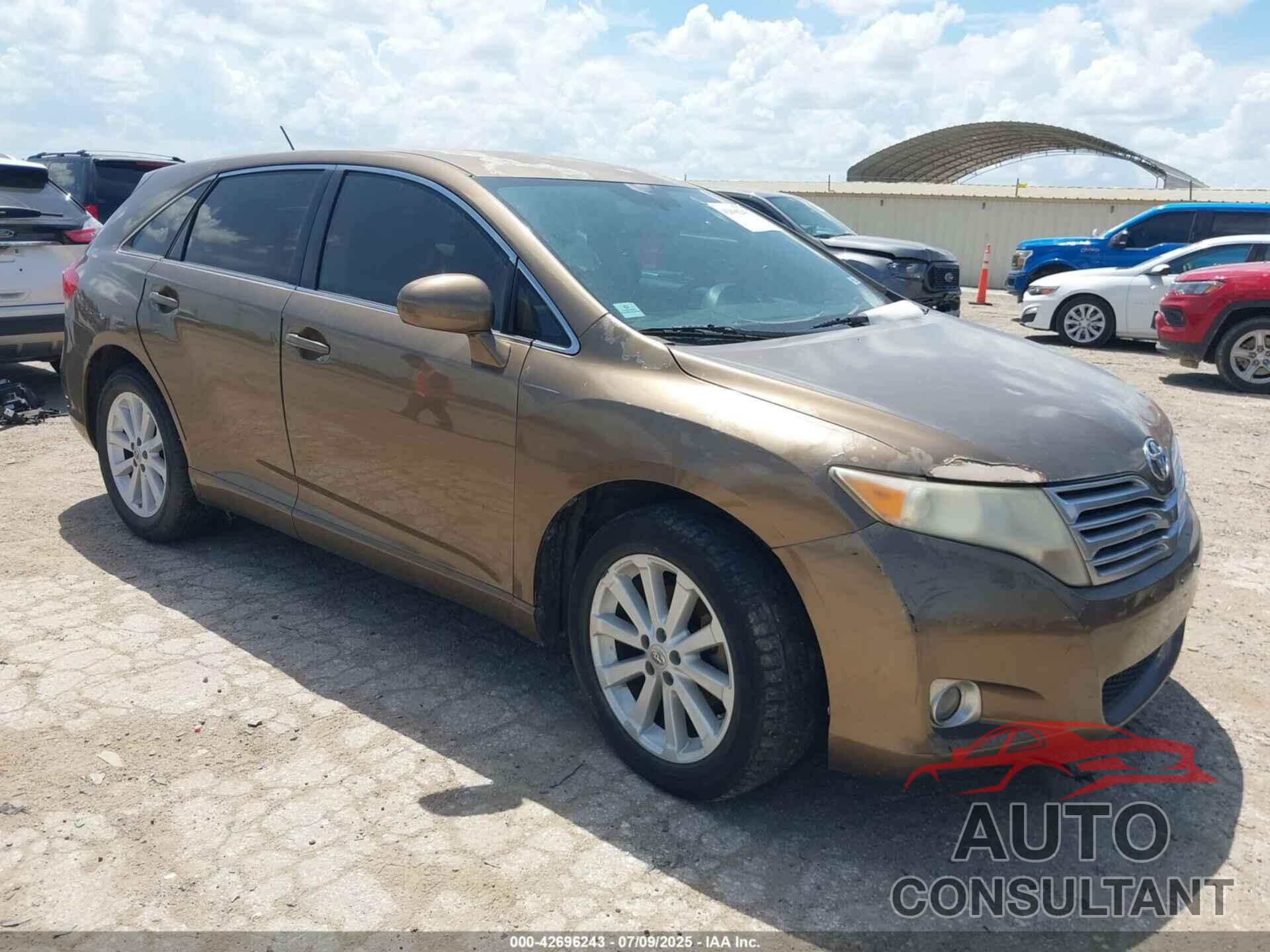 TOYOTA VENZA 2012 - 4T3ZA3BBXCU059156