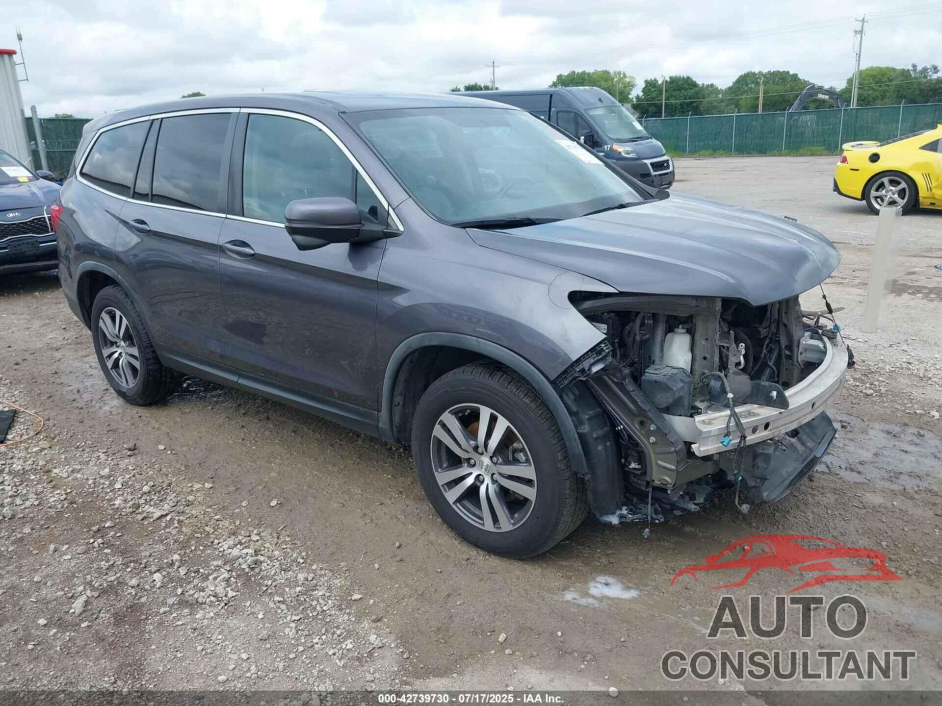 HONDA PILOT 2017 - 5FNYF6H51HB051217
