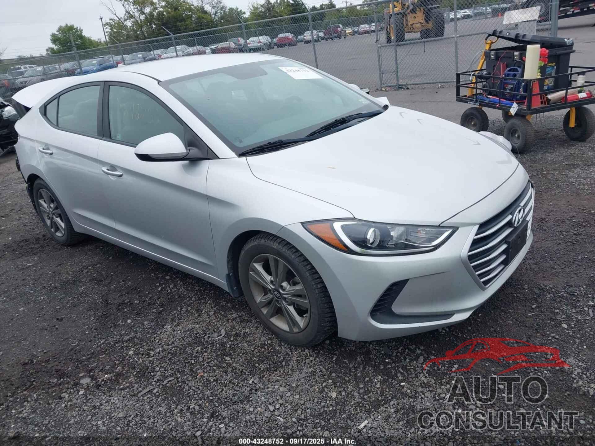 HYUNDAI ELANTRA 2018 - 5NPD84LF4JH374083