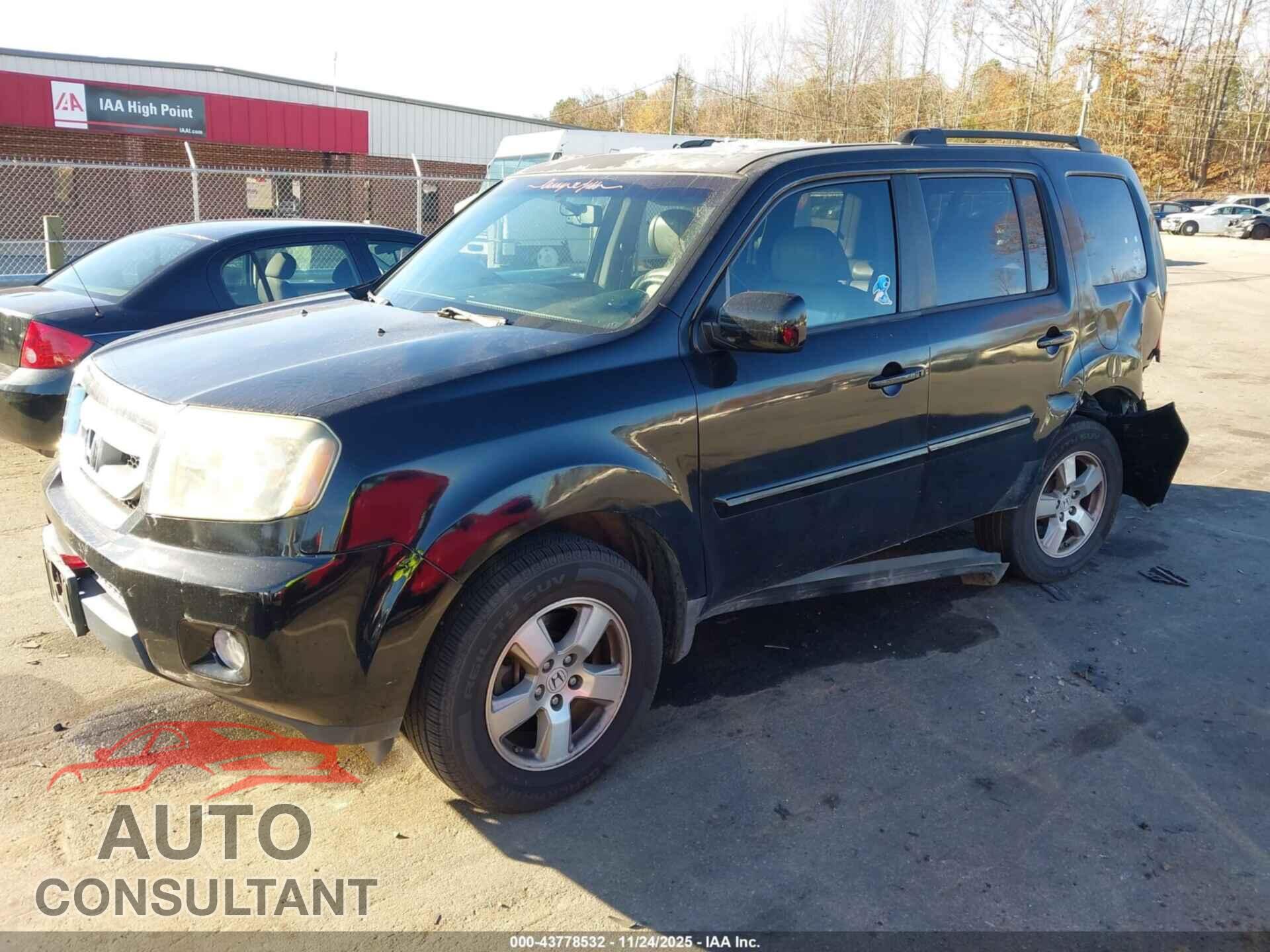 HONDA PILOT 2011 - 5FNYF3H68BB034784