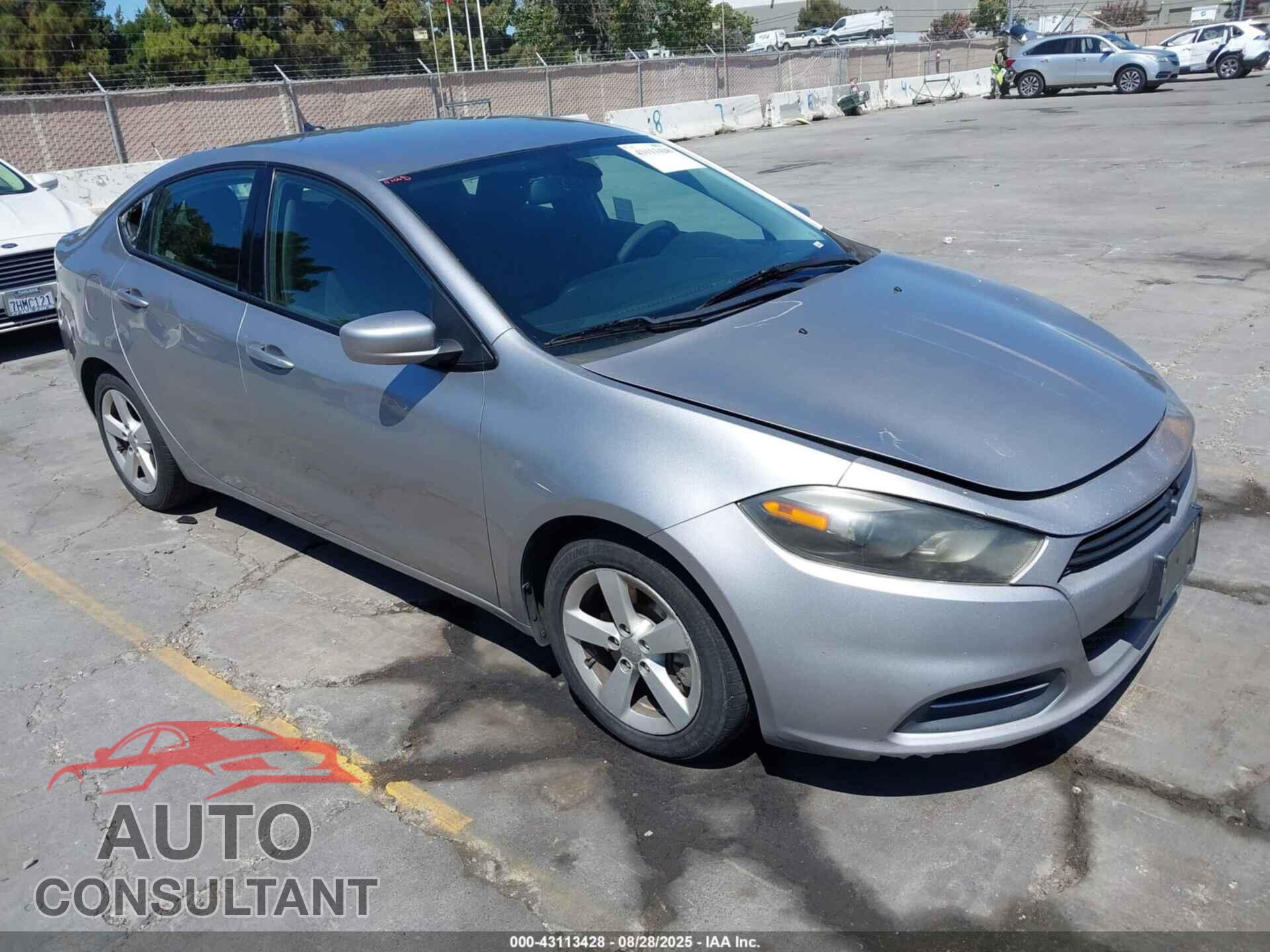 DODGE DART 2015 - 1C3CDFBB7FD415972