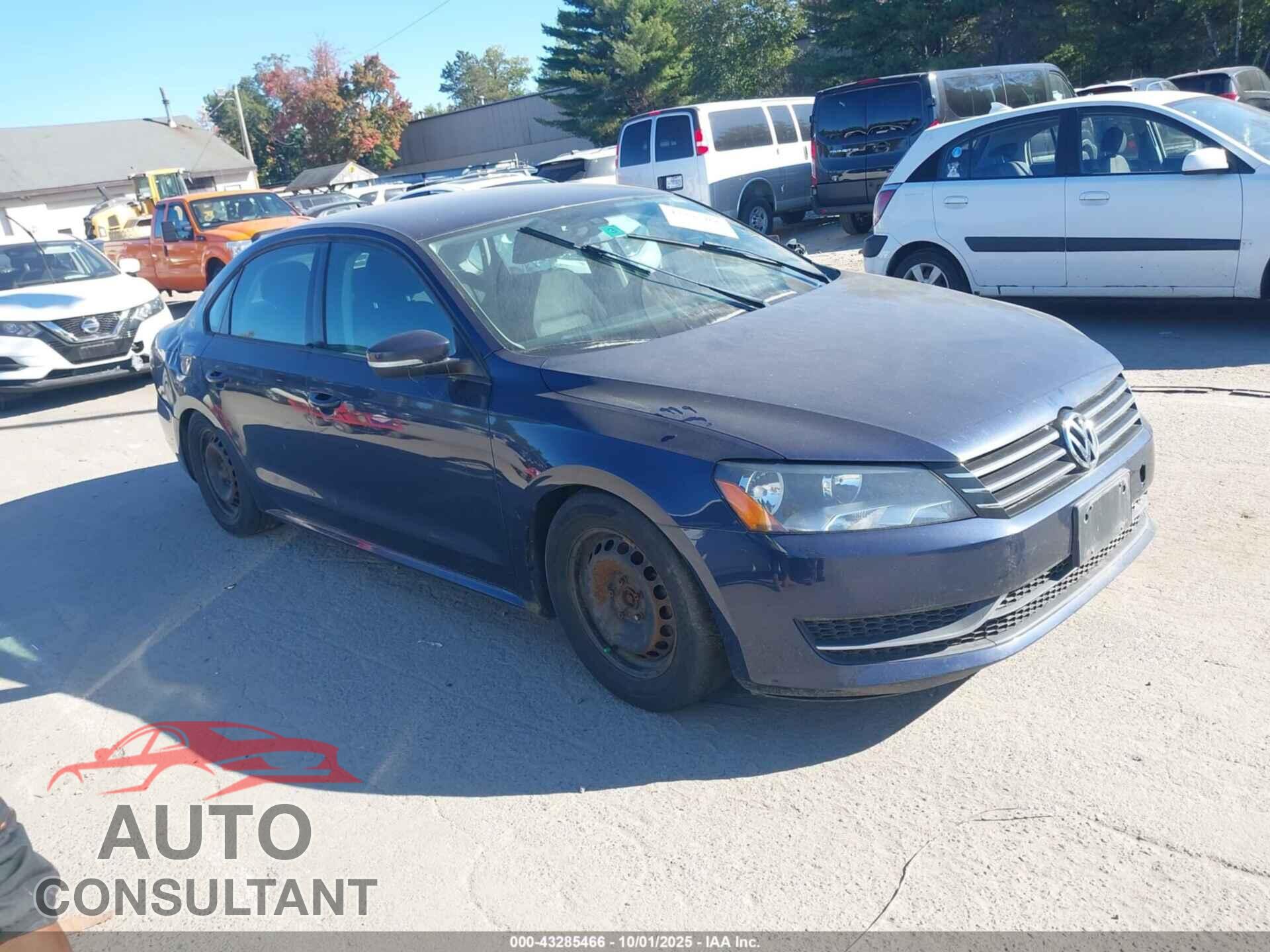 VOLKSWAGEN PASSAT 2014 - 1VWAT7A36EC090545